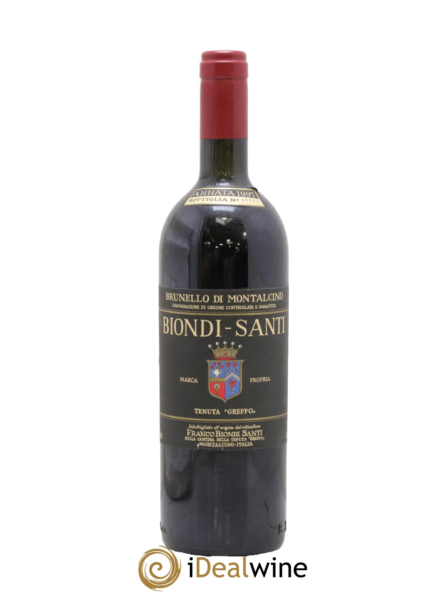 Brunello di Montalcino DOCG Biondi-Santi Tenuta Greppo 1997 - Lot of 1 bottle - 0