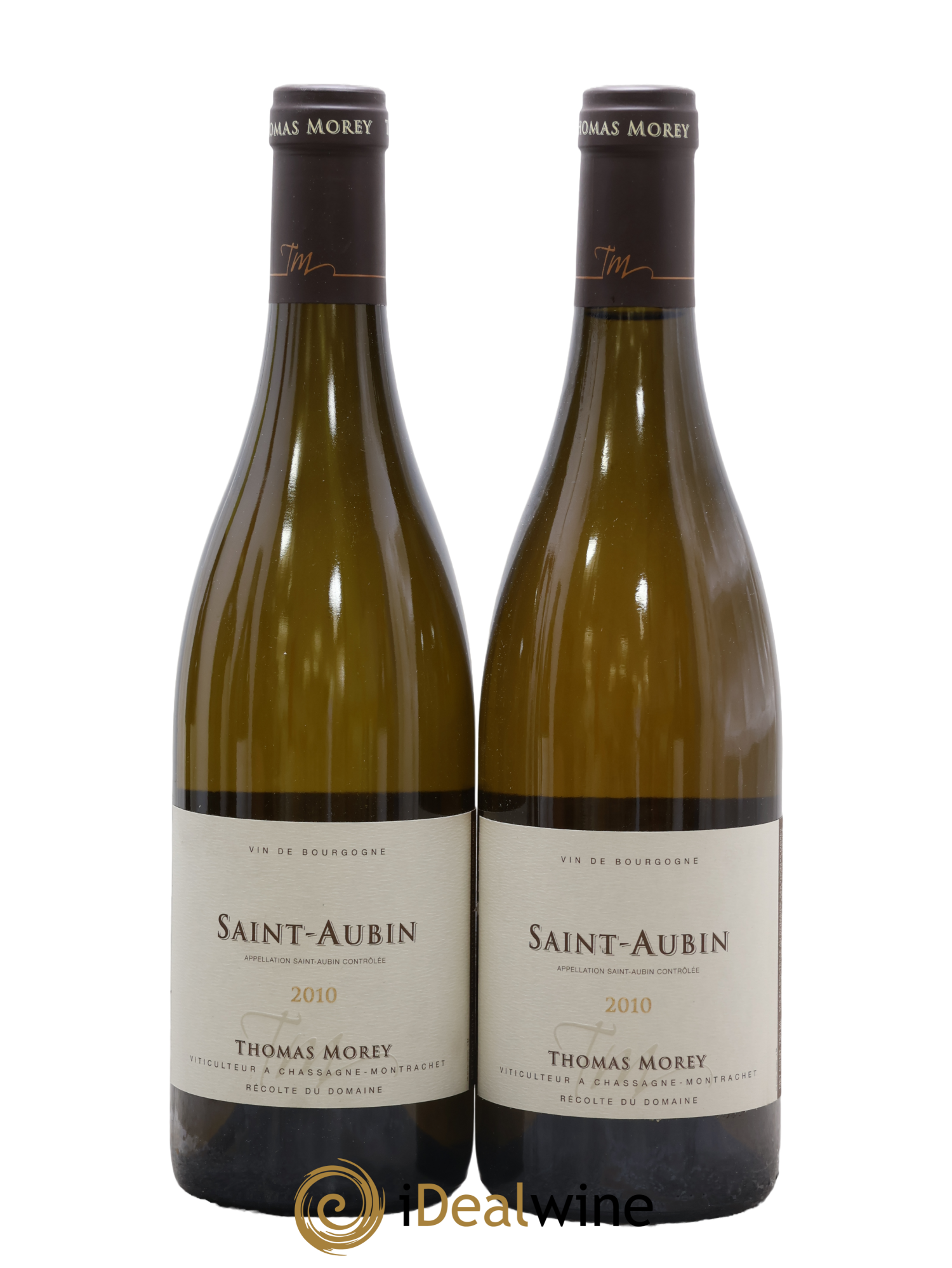Saint-Aubin Thomas Morey 2010 - Lot de 2 bouteilles - 0