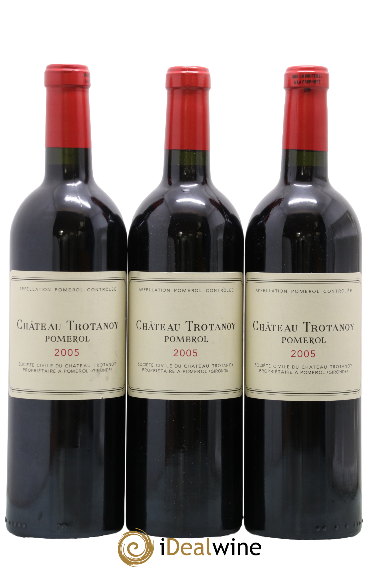 Château Trotanoy 2005 - Lot de 3 bouteilles - 0
