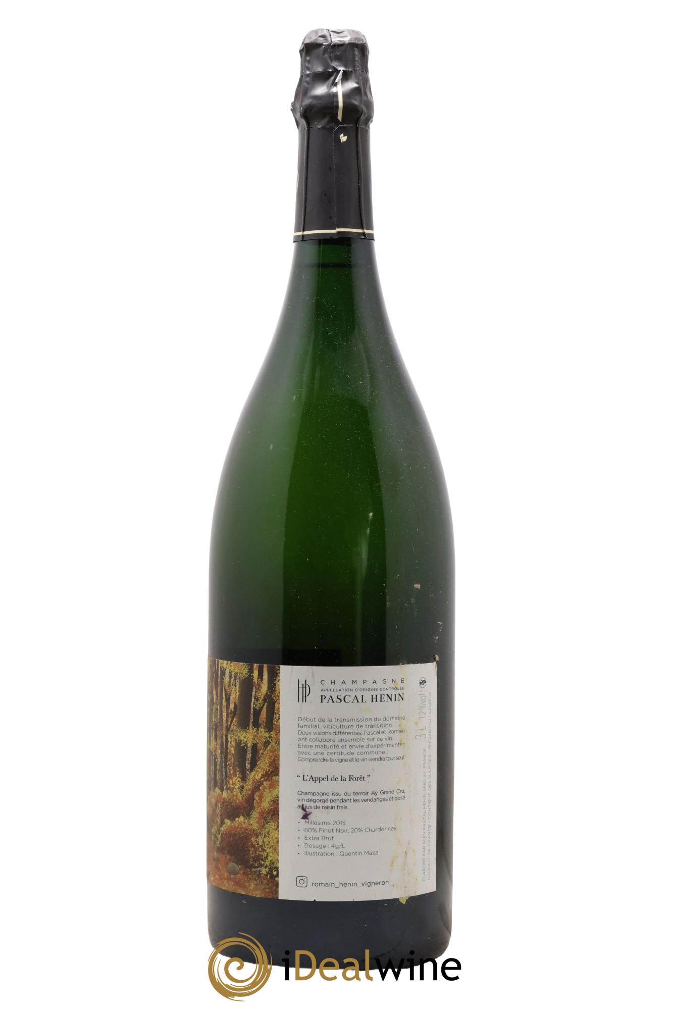 L'Appel de la Fôret Romain Henin 2015 - Lot de 1 double magnum - 1