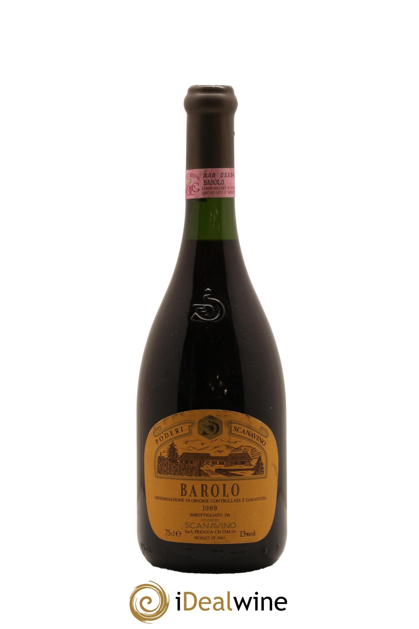 Barolo Scanavino 1989 - Lot de 1 bouteille - 0
