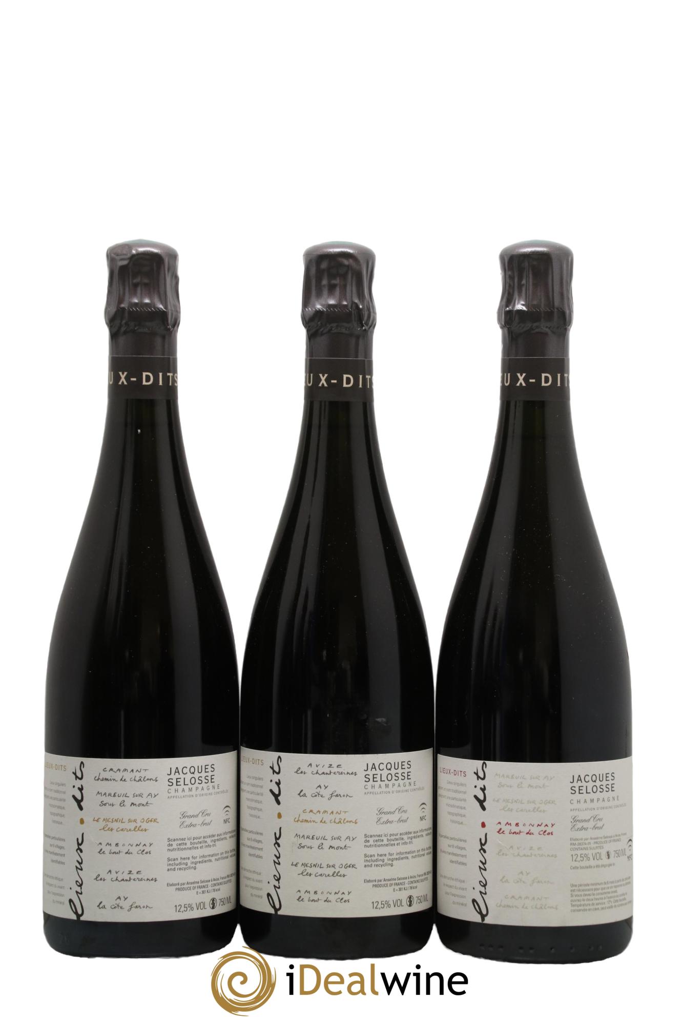 Caisse Collection Lieux-dits Jacques Selosse - Lot de 6 bouteilles - 1
