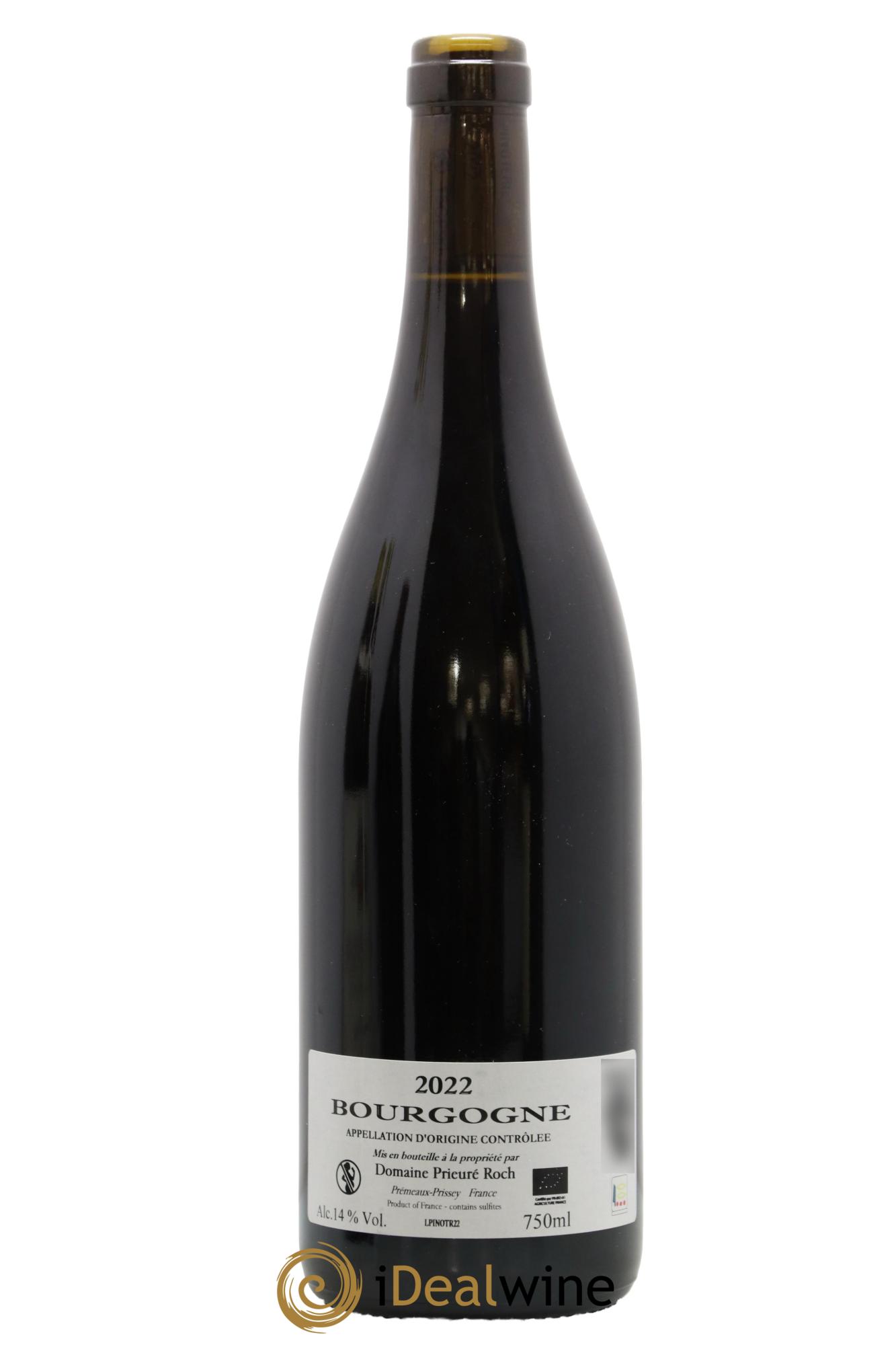 Bourgogne Pinoterie Prieuré Roch 2022 - Lot de 1 bouteille - 1