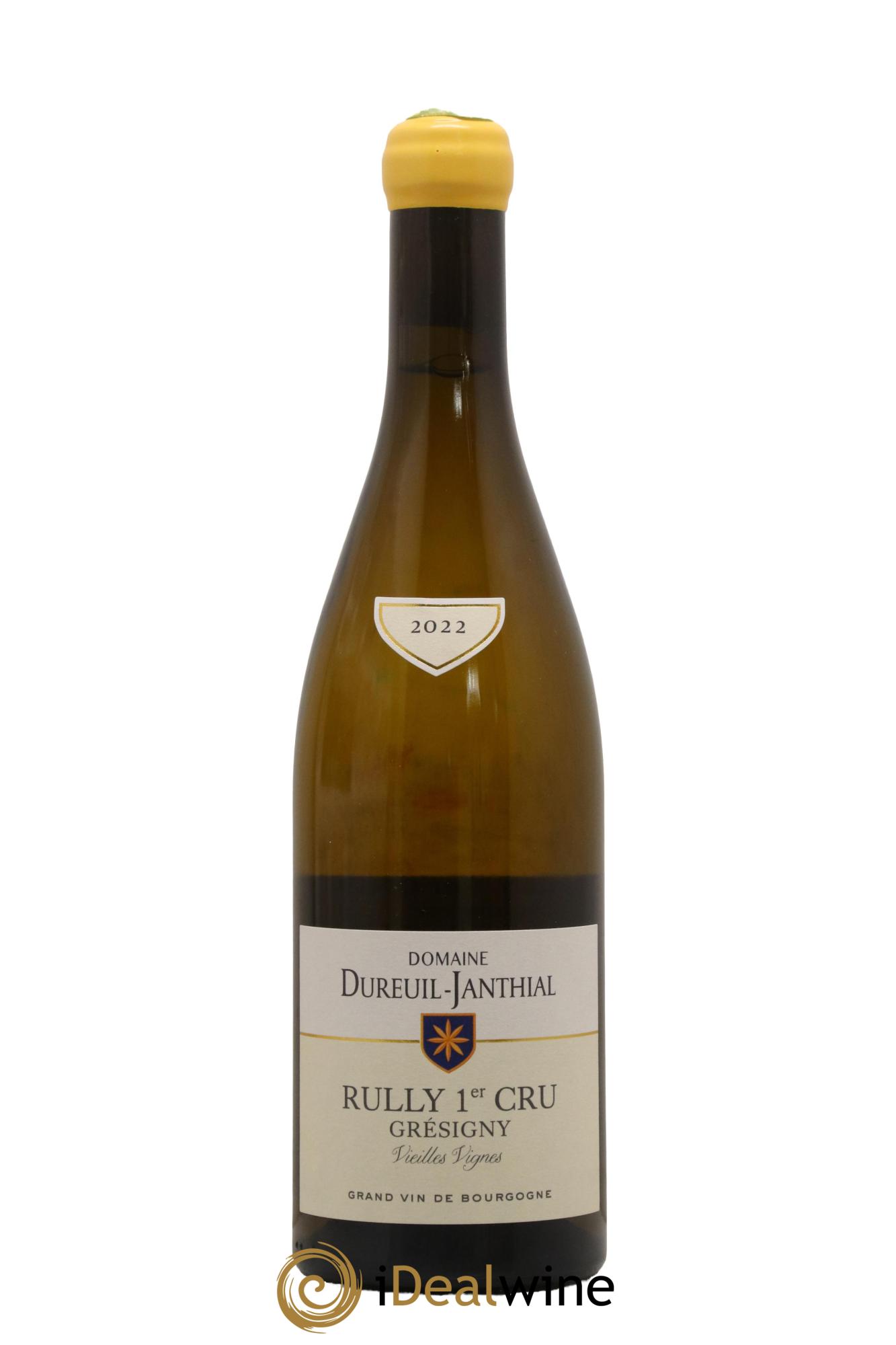 Rully 1er Cru Grésigny Vieilles Vignes Vincent Dureuil-Janthial 2022 - Lot de 1 bouteille - 0