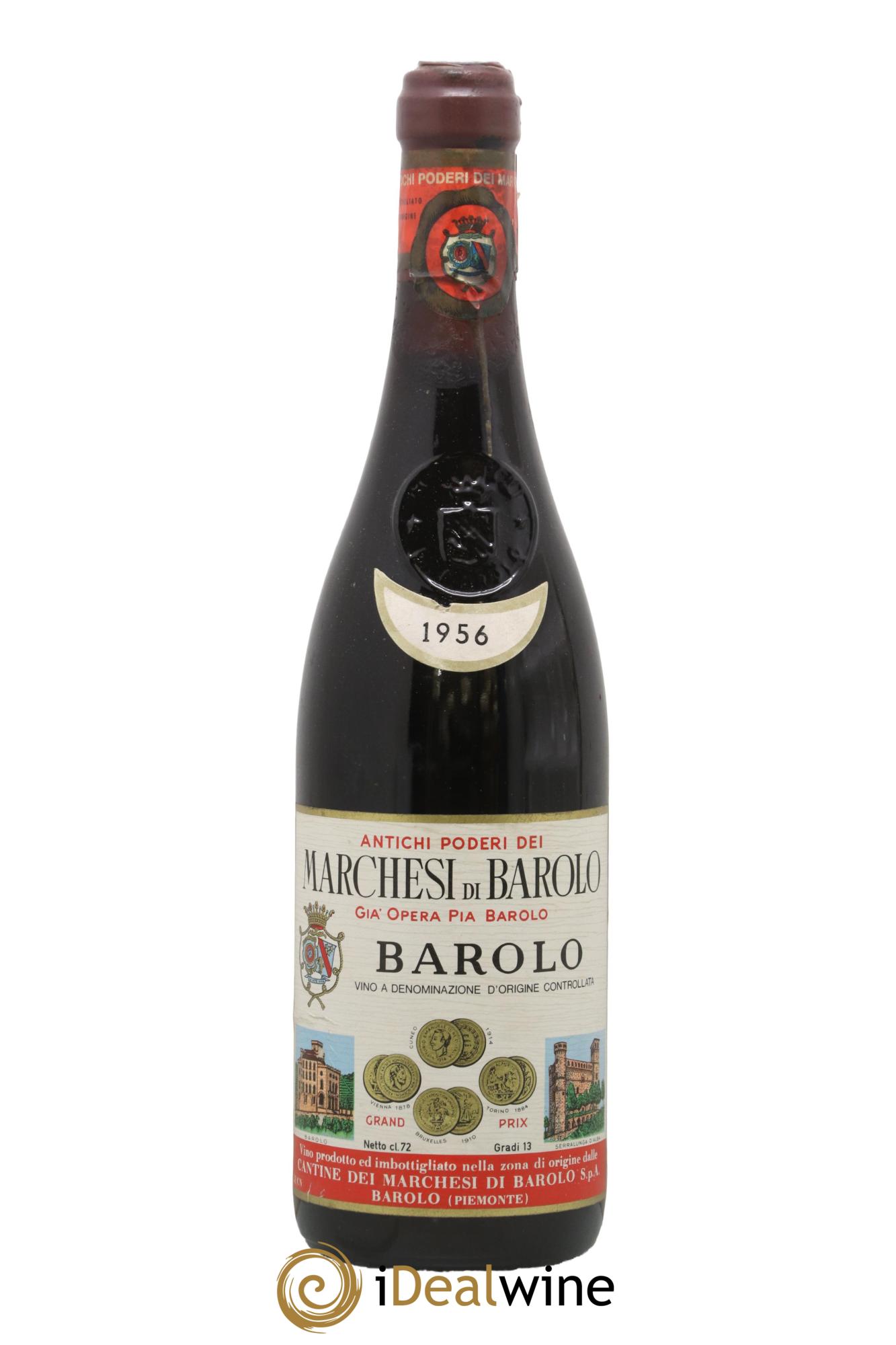 Barolo DOCG Marchesi di Barolo 1956 - Lot de 1 bouteille - 0