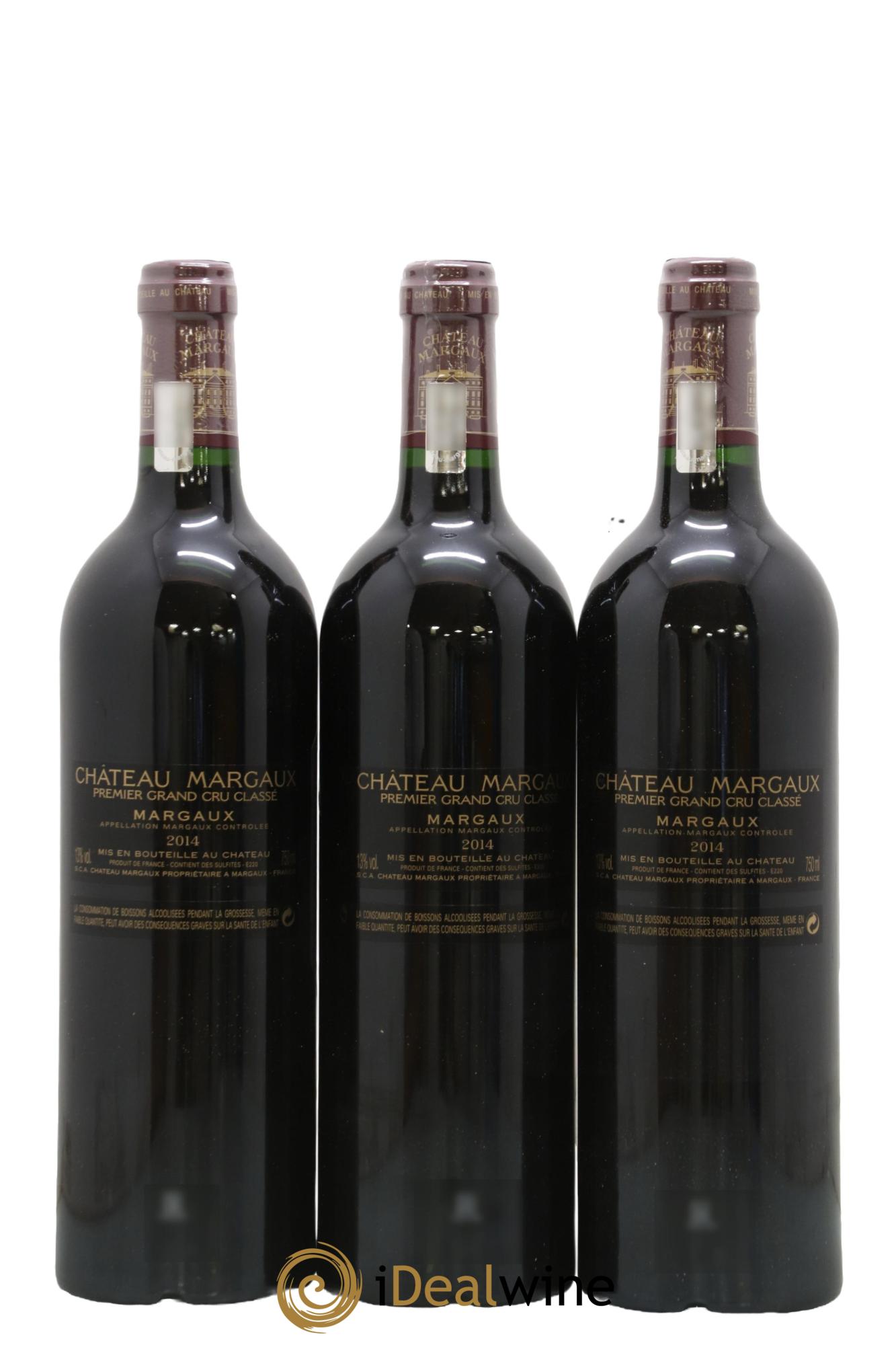 Château Margaux 1er Grand Cru Classé 2014 - Lot de 6 bouteilles - 3