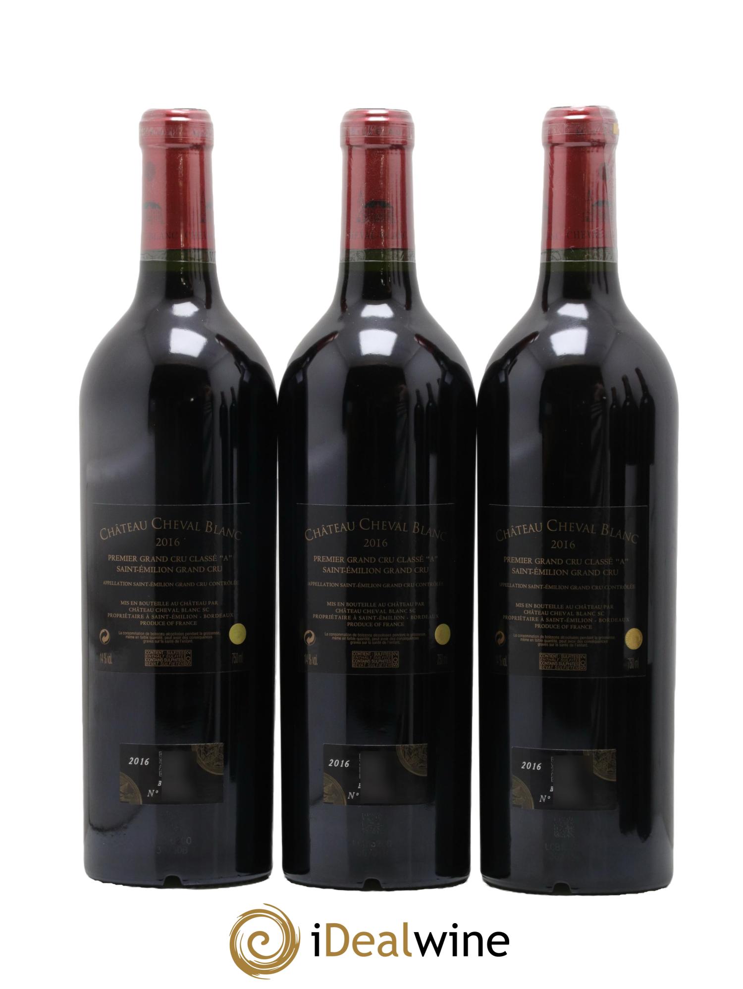 Château Cheval Blanc 1er Grand Cru Classé A 2016 - Lot de 6 bouteilles - 2