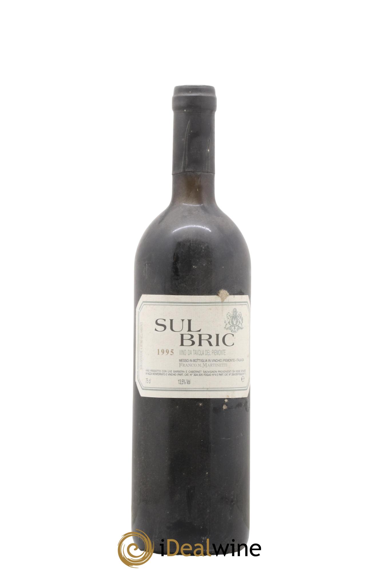 Piémont Monferrato Rosso DOCG Sul Bric Franco M.Martinetti 1995 - Lot de 1 bouteille - 0