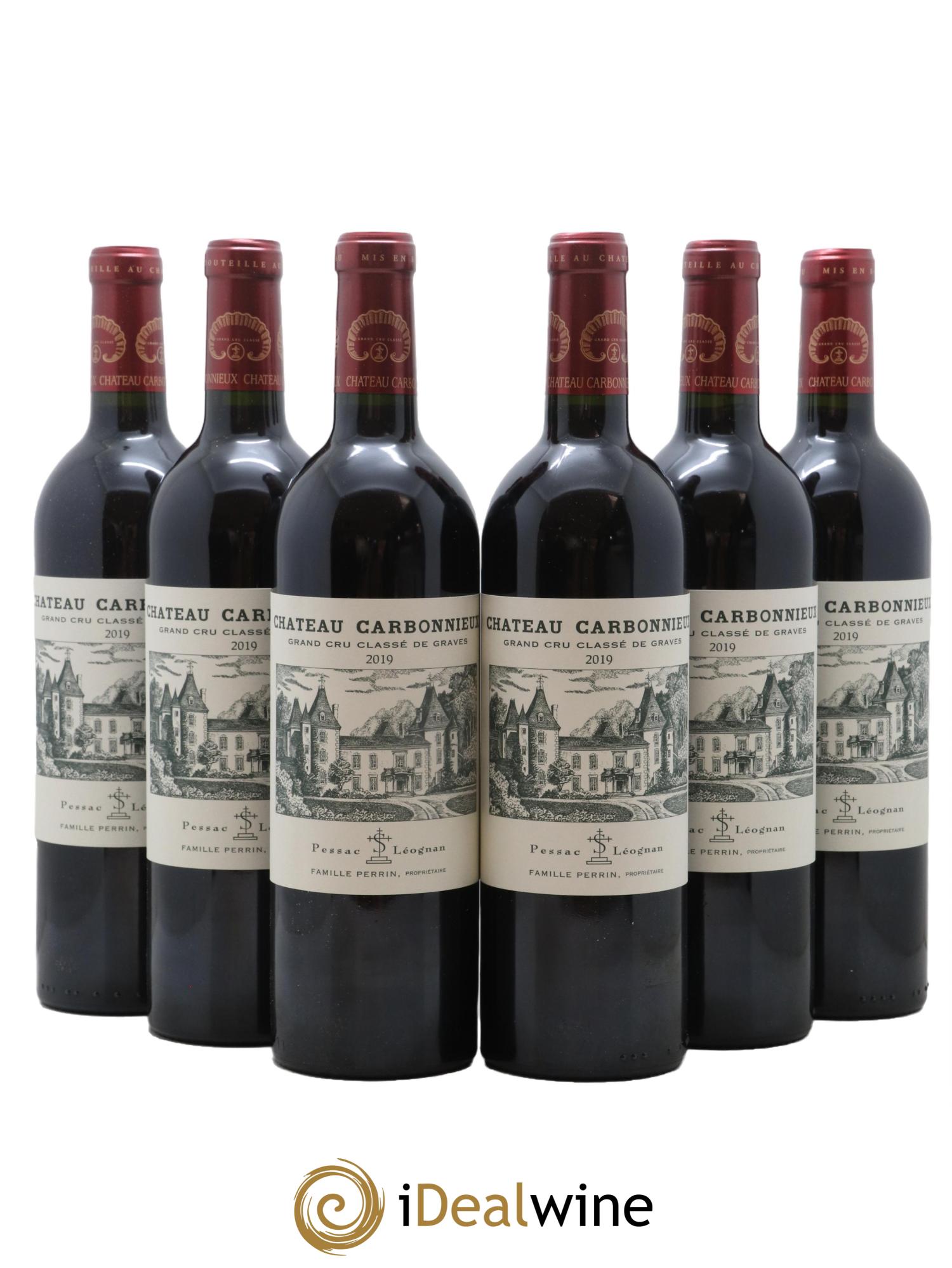 Château Carbonnieux Cru Classé de Graves 2019 - Lot de 6 bouteilles - 0