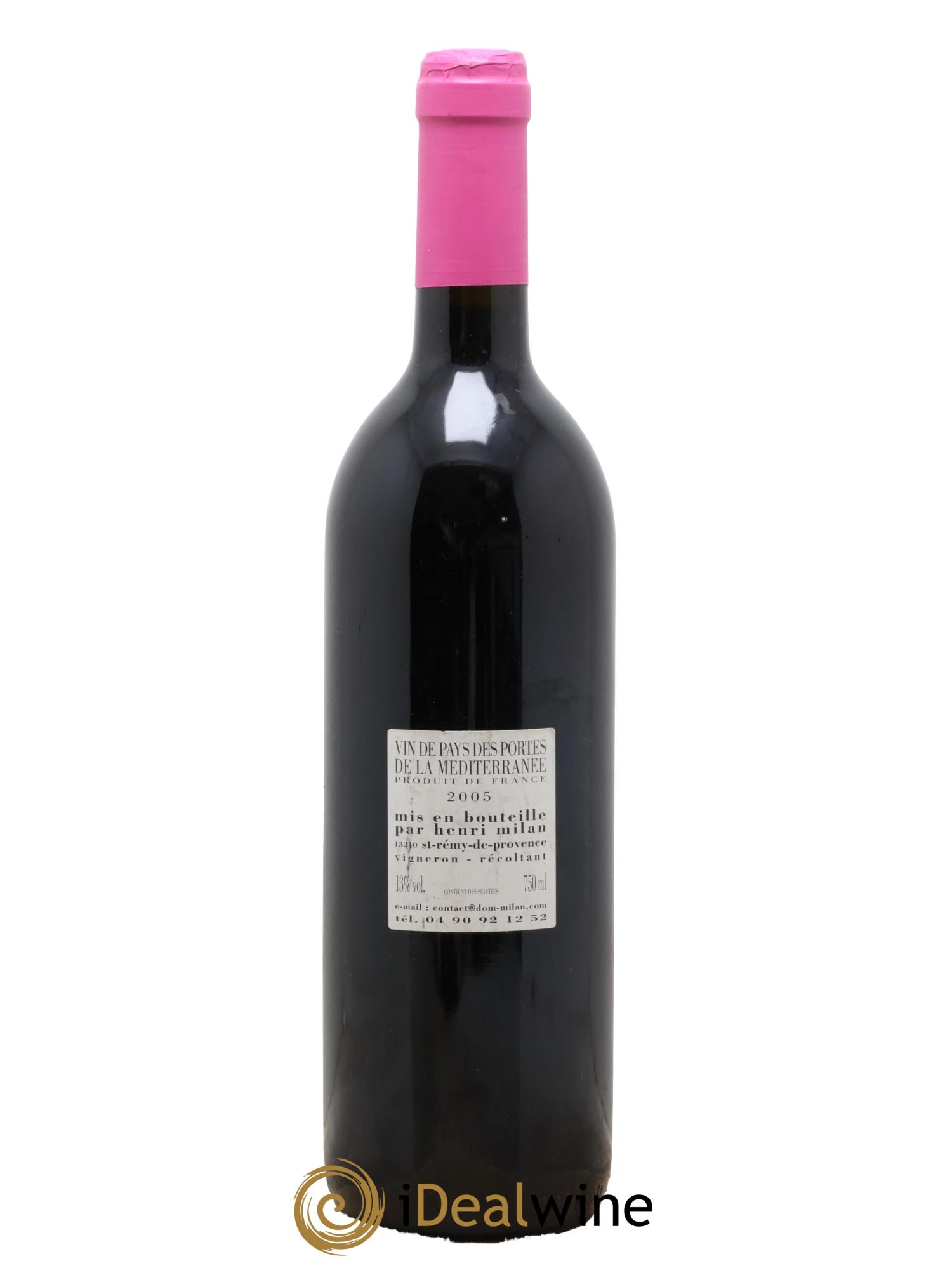 Vin de France Ma Terre Henri Milan 2005 - Lot de 1 bouteille - 1
