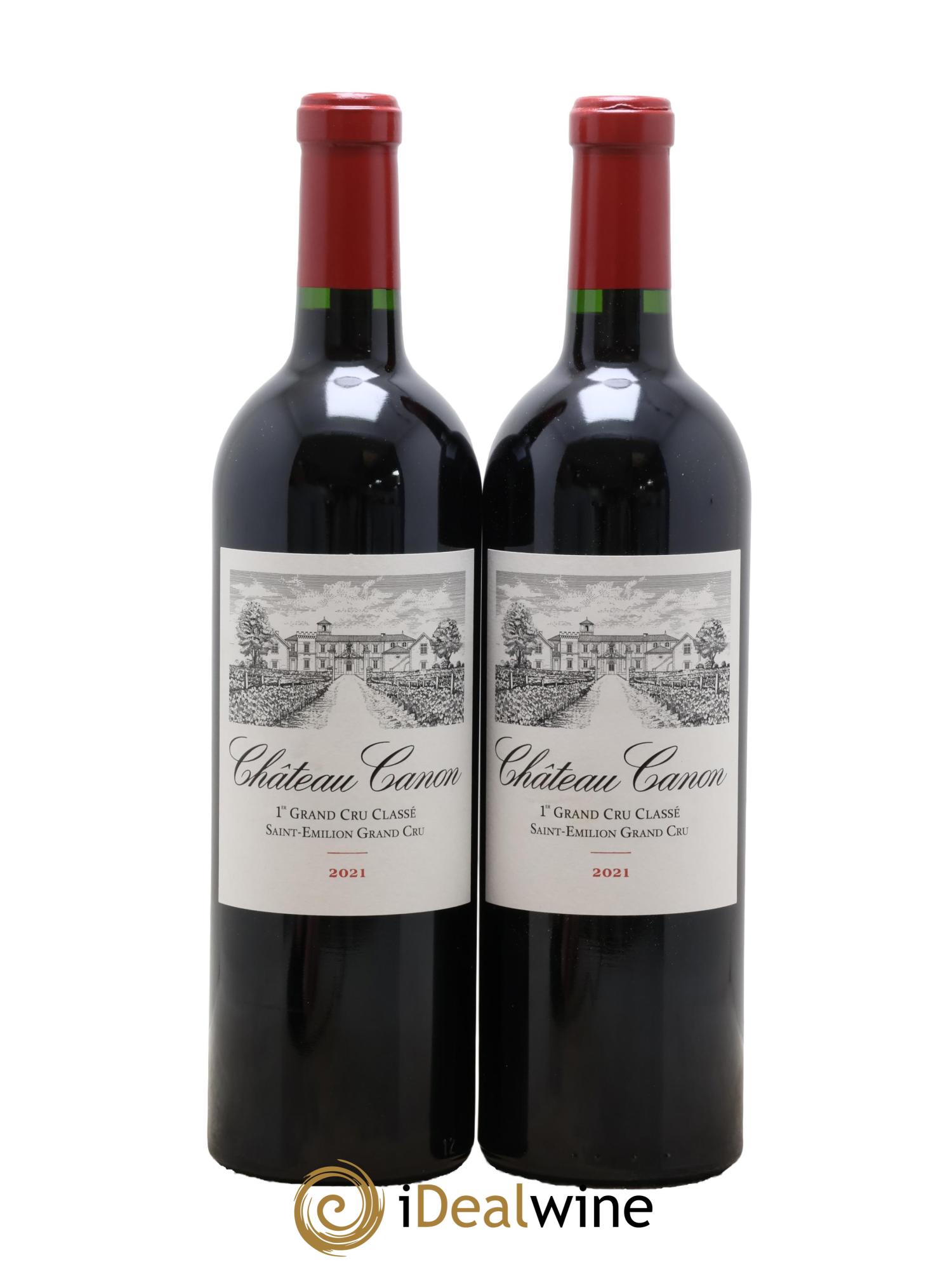 Château Canon 1er Grand Cru Classé B 2021 - Lot of 2 bottles - 0