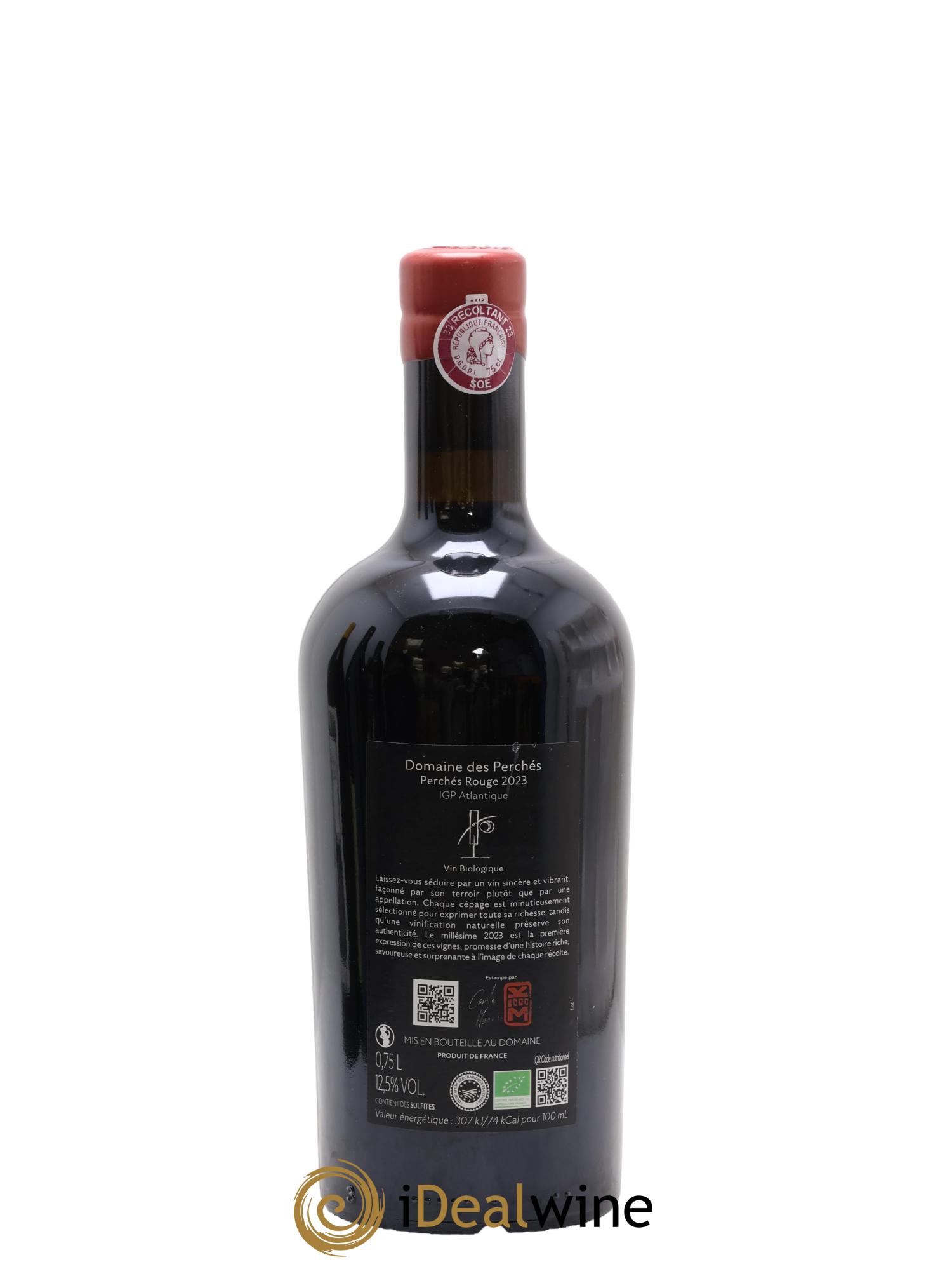Divers IGP Atlantique Perchés Rouge Domaine des Perchés 2023 - Lot of 1 bottle - 1