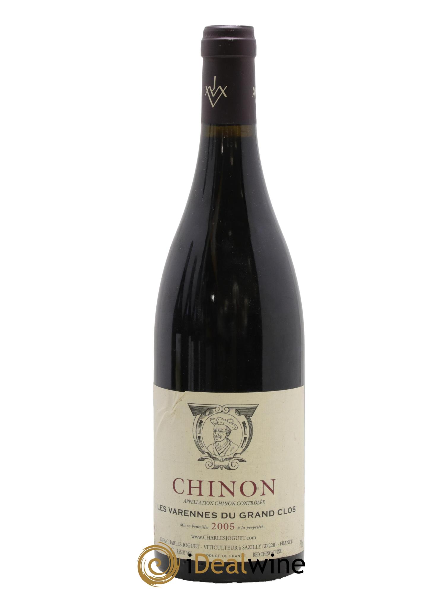 Chinon Les Varennes du Grand Clos Charles Joguet 2005 - Lot de 1 bouteille - 0