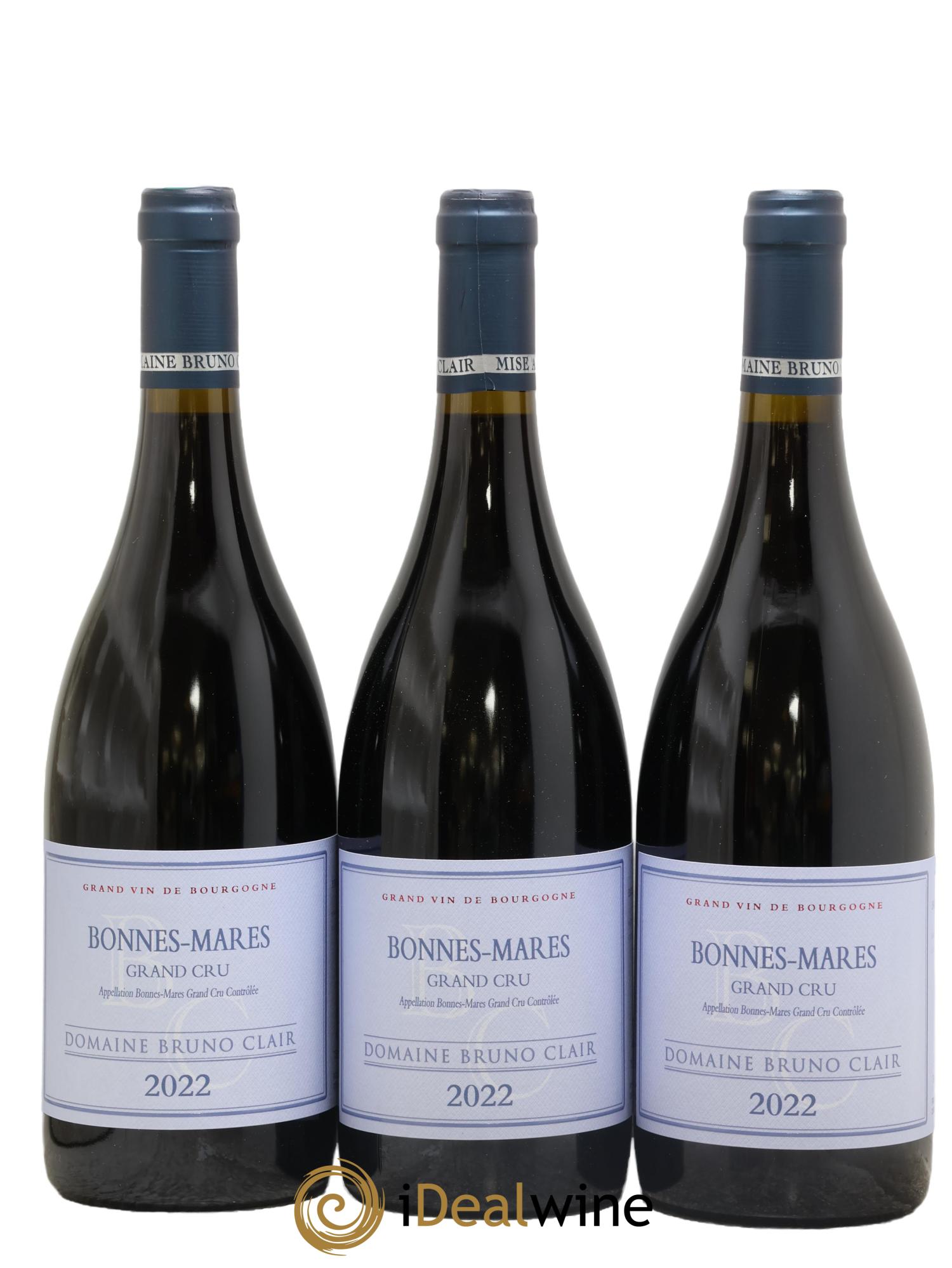 Bonnes-Mares Grand Cru Bruno Clair (Domaine) 2022 - Lot de 3 bouteilles - 0