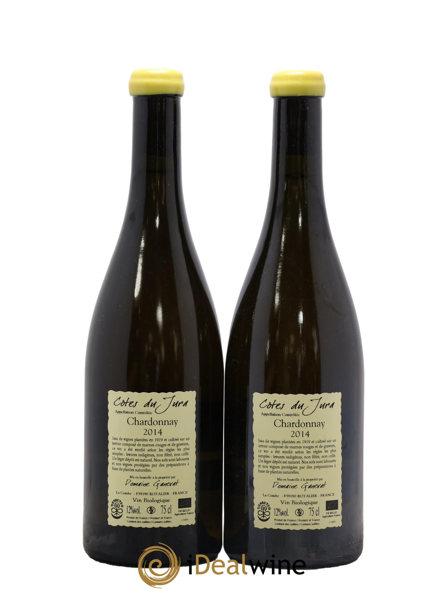 Côtes du Jura Les Grands Teppes Vieilles Vignes Jean-François Ganevat (Domaine) 2014 - Lot of 2 bottles - 1