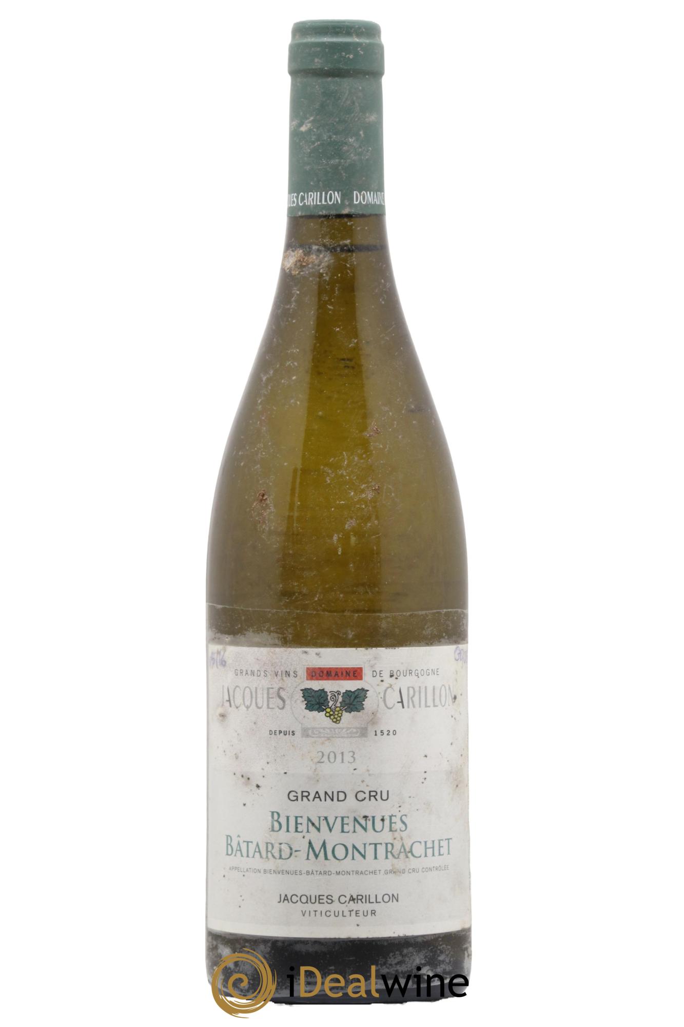 Bienvenues-Bâtard-Montrachet Grand Cru Jacques Carillon (Domaine) 2013 - Lot de 1 bouteille - 0