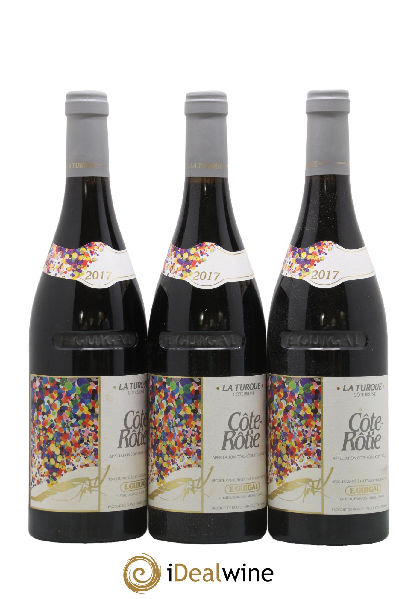 Côte-Rôtie La Turque Guigal 2017 - Lot de 6 bouteilles - 3