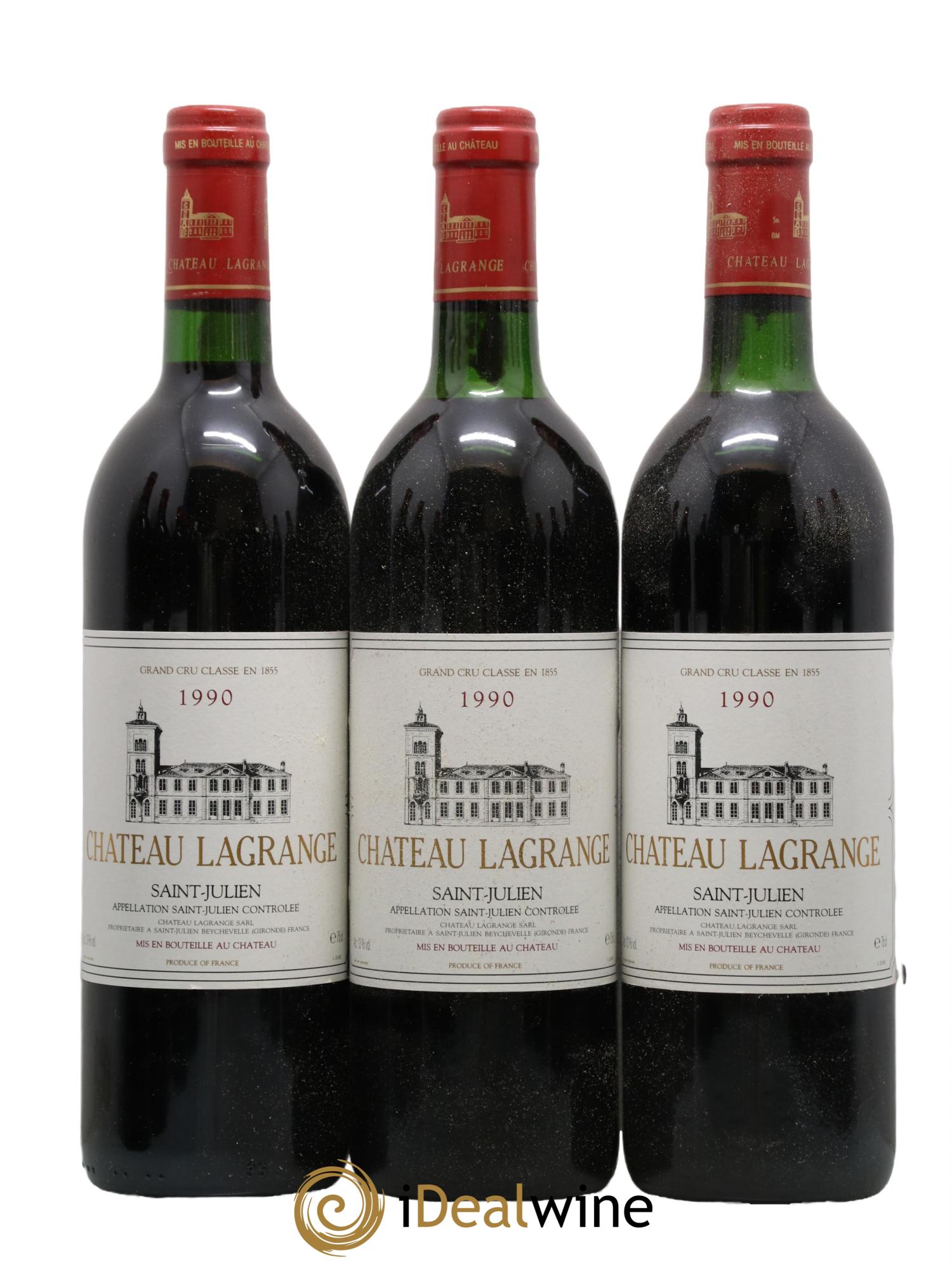 Château Lagrange 3ème Grand Cru Classé 1990 - Lot de 12 bouteilles - 1
