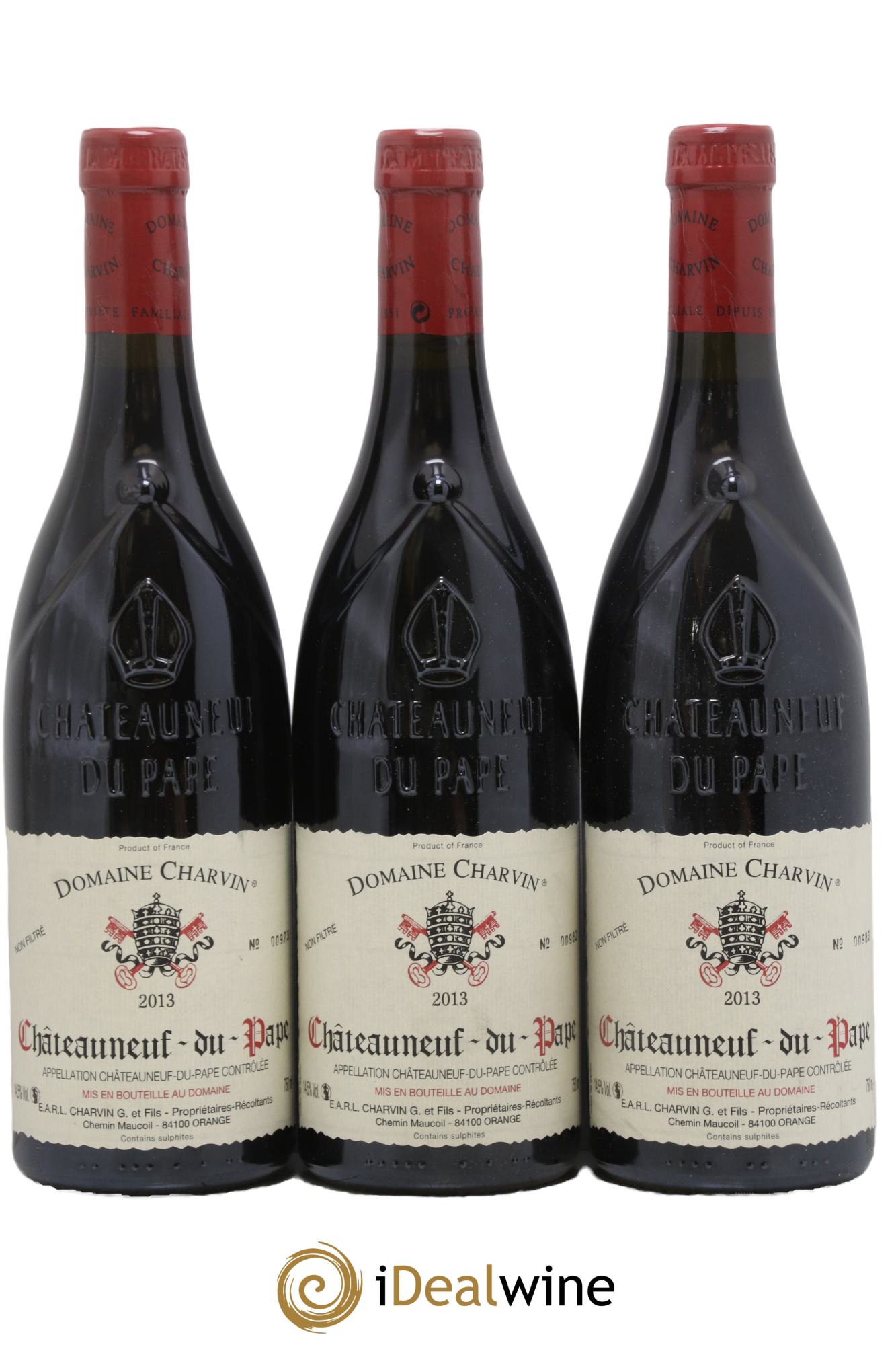 Châteauneuf-du-Pape Charvin (Domaine) 2013 - Lot de 3 bouteilles - 0