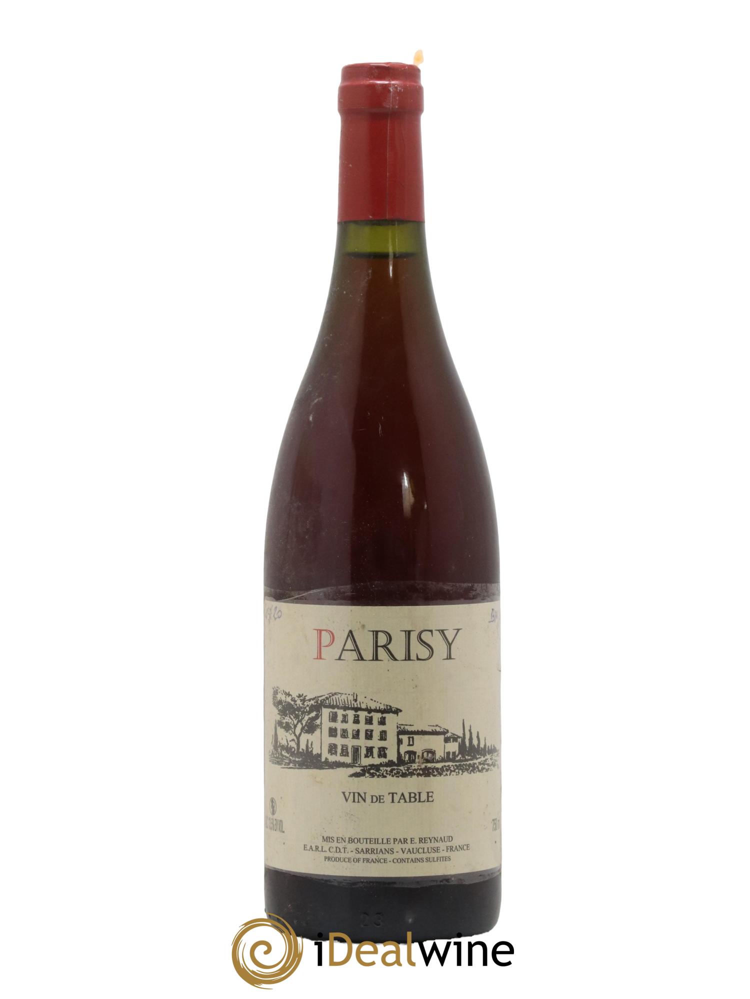 Vin de Table Parisy Emmanuel Reynaud - Posten von 1 Flasche - 0