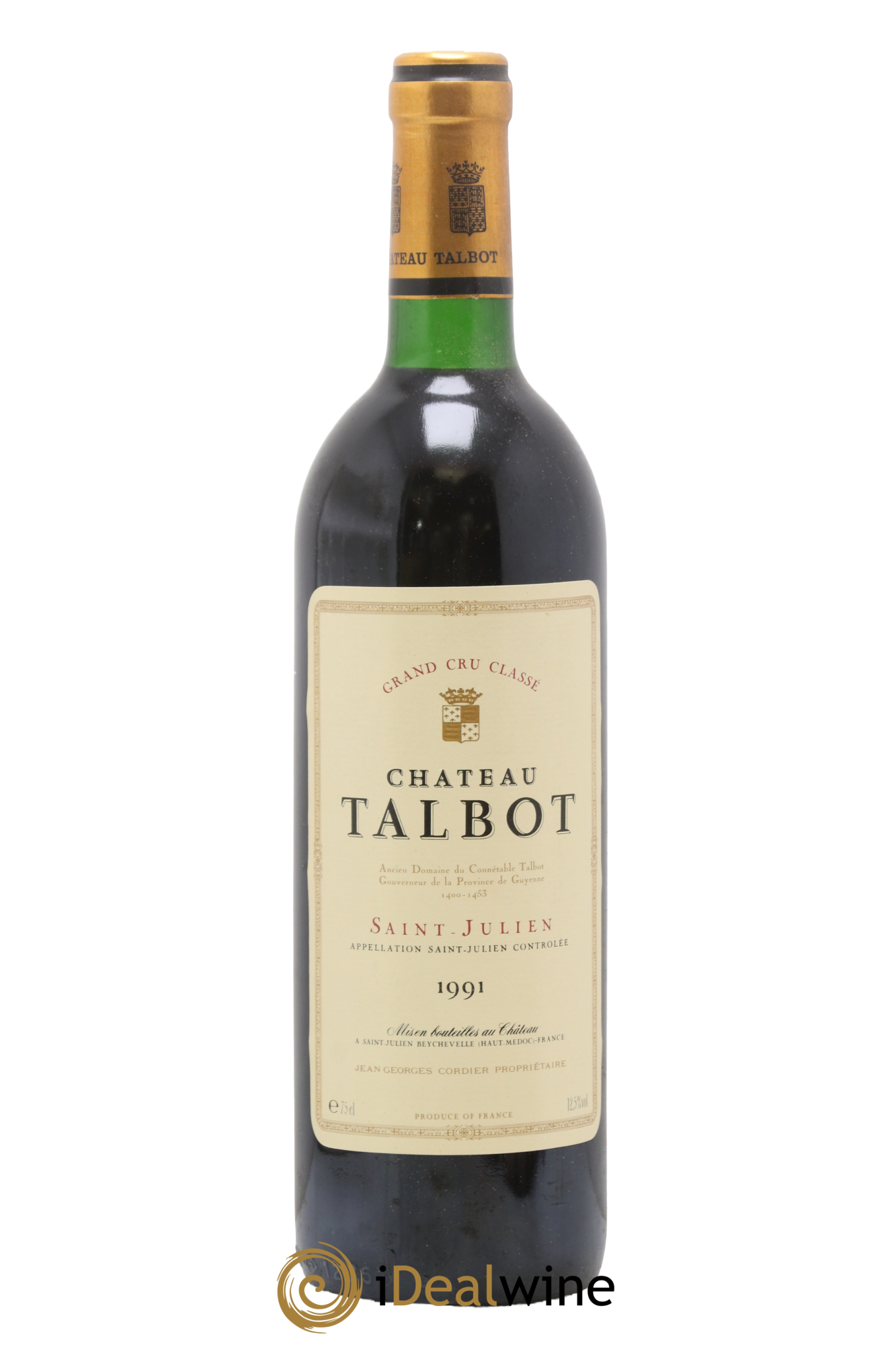 Château Talbot 4ème Grand Cru Classé 1991 - Lot of 1 bottle - 0