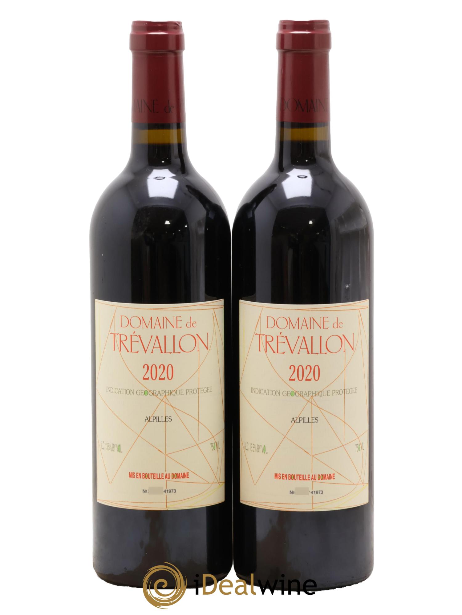 IGP Alpilles Trévallon (Domaine de) Eloi Dürrbach 2020 - Lot of 2 bottles - 0