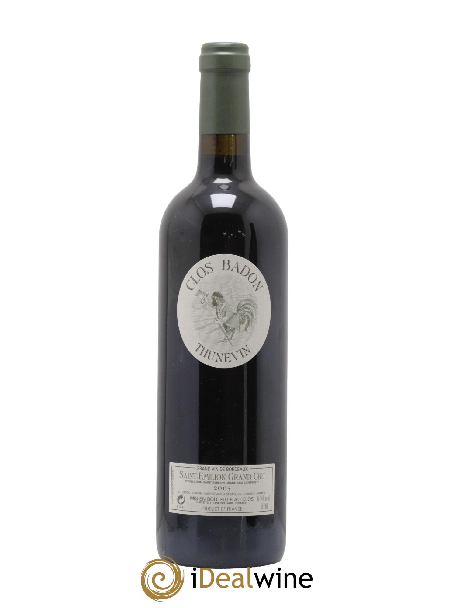 Clos Badon 2005 - Lot de 1 bouteille - 0