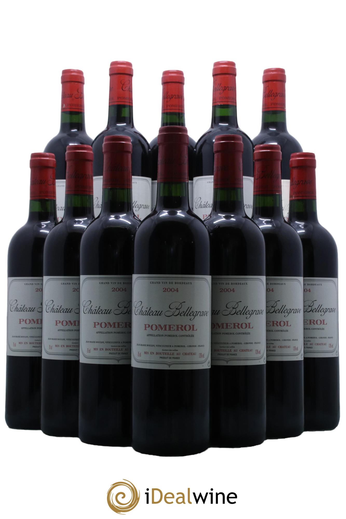 Château Bellegrave 2004 - Lot de 12 bouteilles - 0