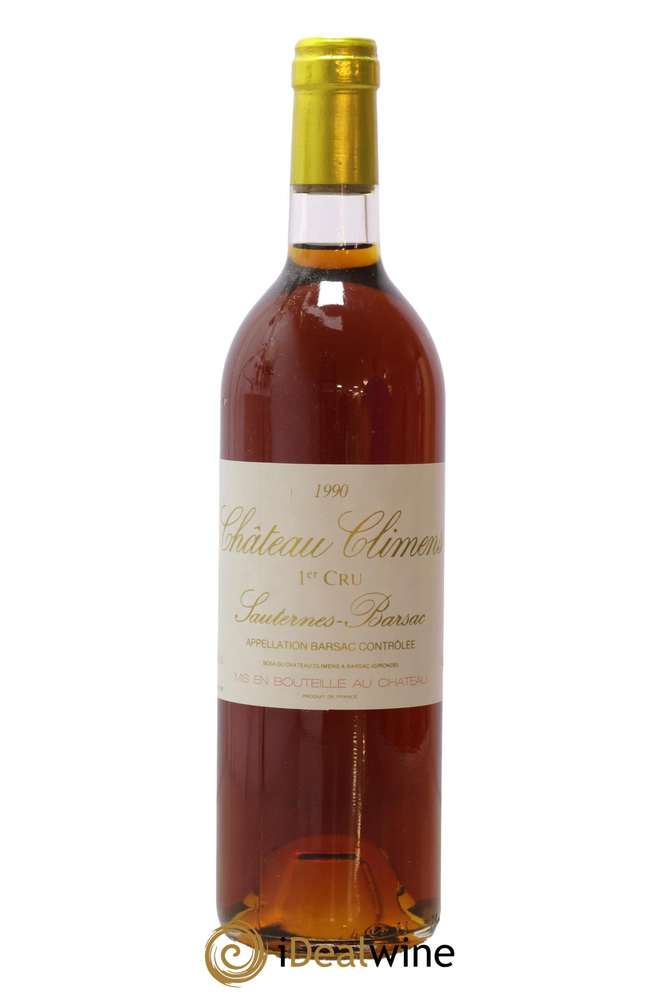 Château Climens 1er Grand Cru Classé 1990 - Lot of 1 bottle - 0