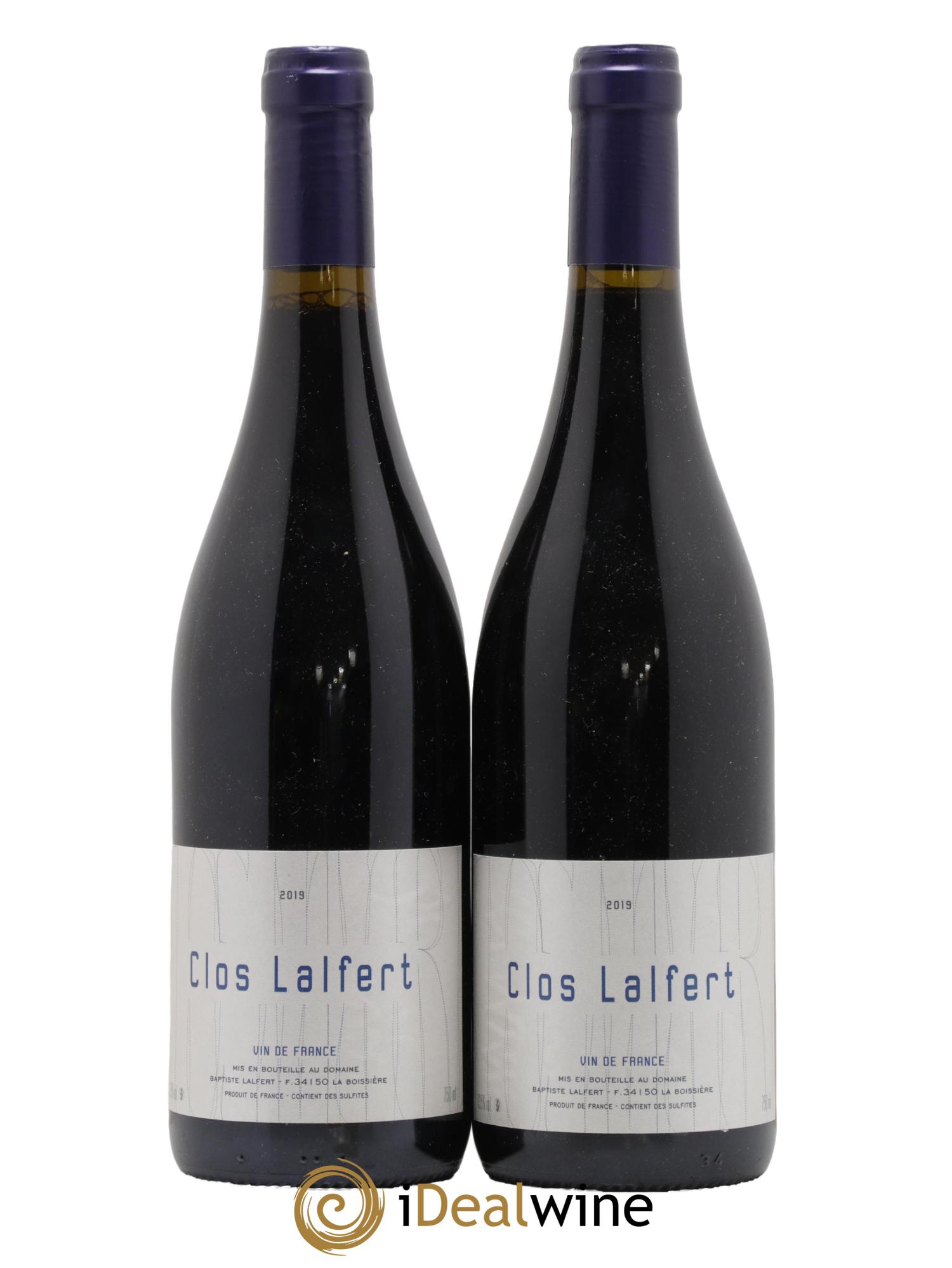 Vin de France Clos Lalfert - Baptiste Lalfert 2019 - Lot de 2 bouteilles - 0