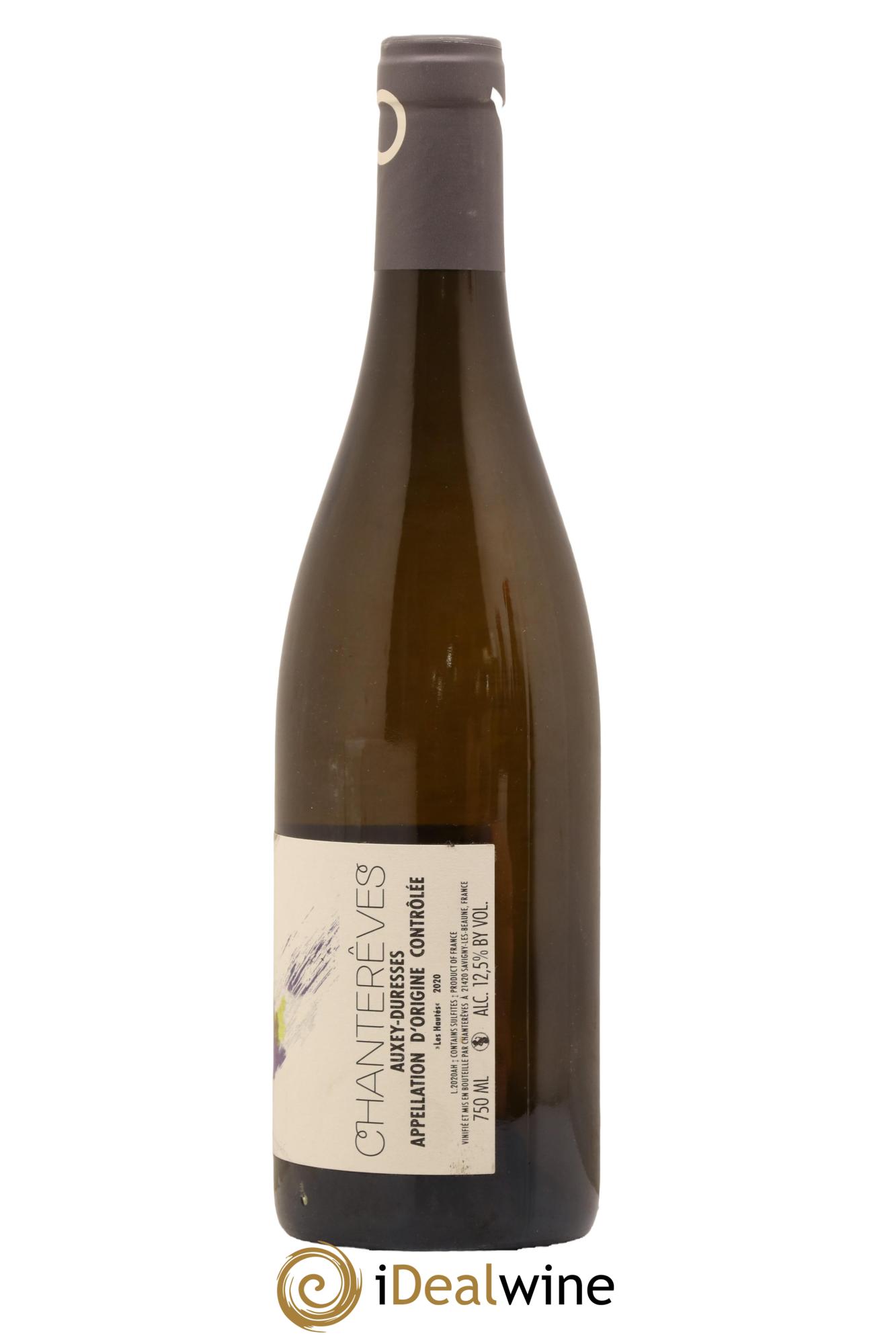 Auxey-Duresses Les Hautés Blanc Chanterêves 2020 - Lot de 1 bouteille - 2
