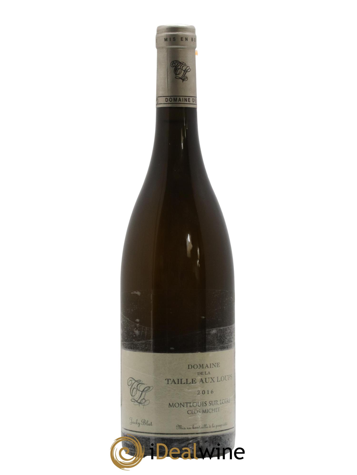 Montlouis-sur-Loire Clos Michet La Taille aux Loups - Jacky Blot 2016 - Lot de 1 bouteille - 0