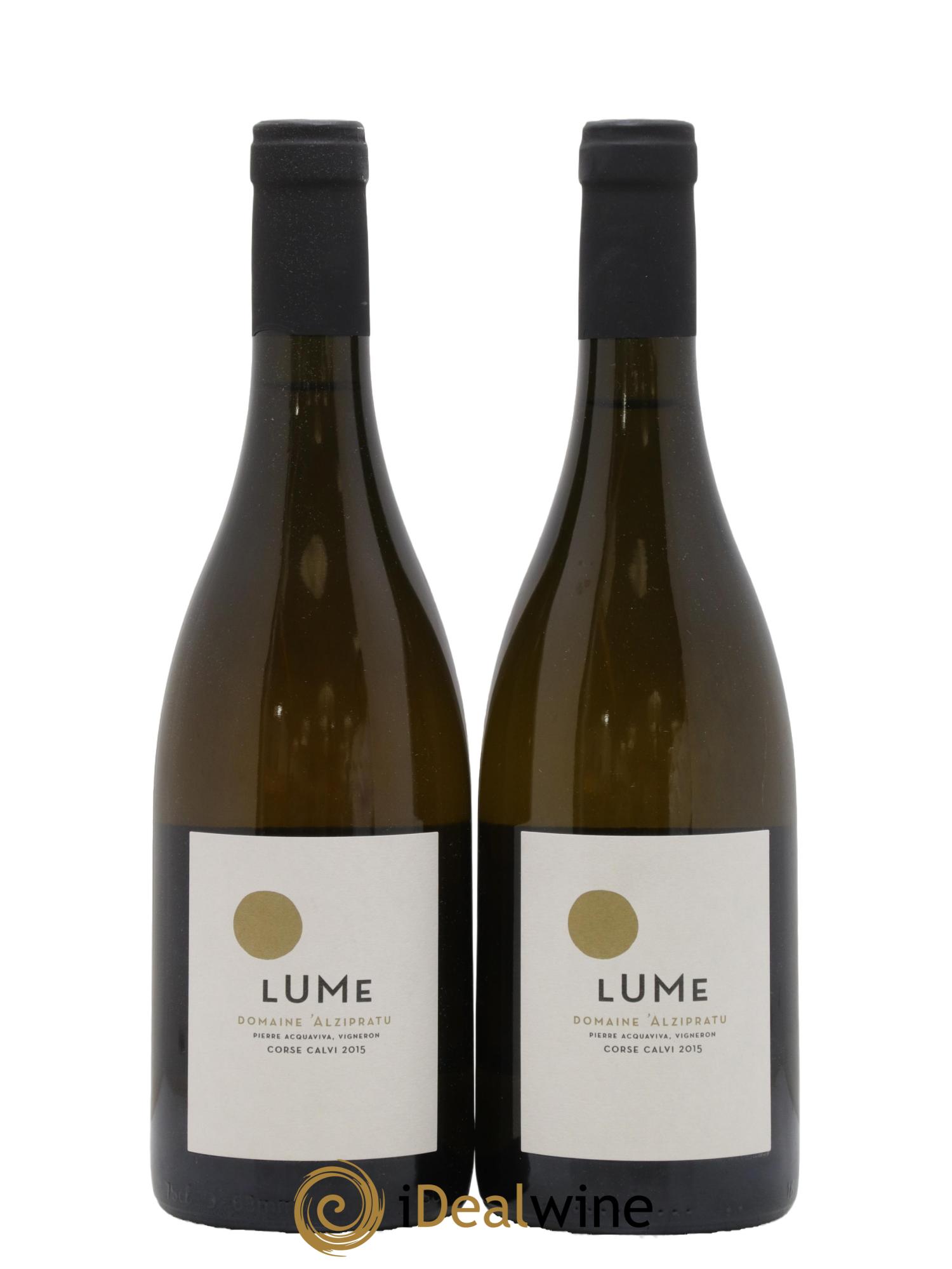 Vin de Corse Calvi Lume Domaine Alzipratu 2015 - Lotto di 2 bottiglie - 0