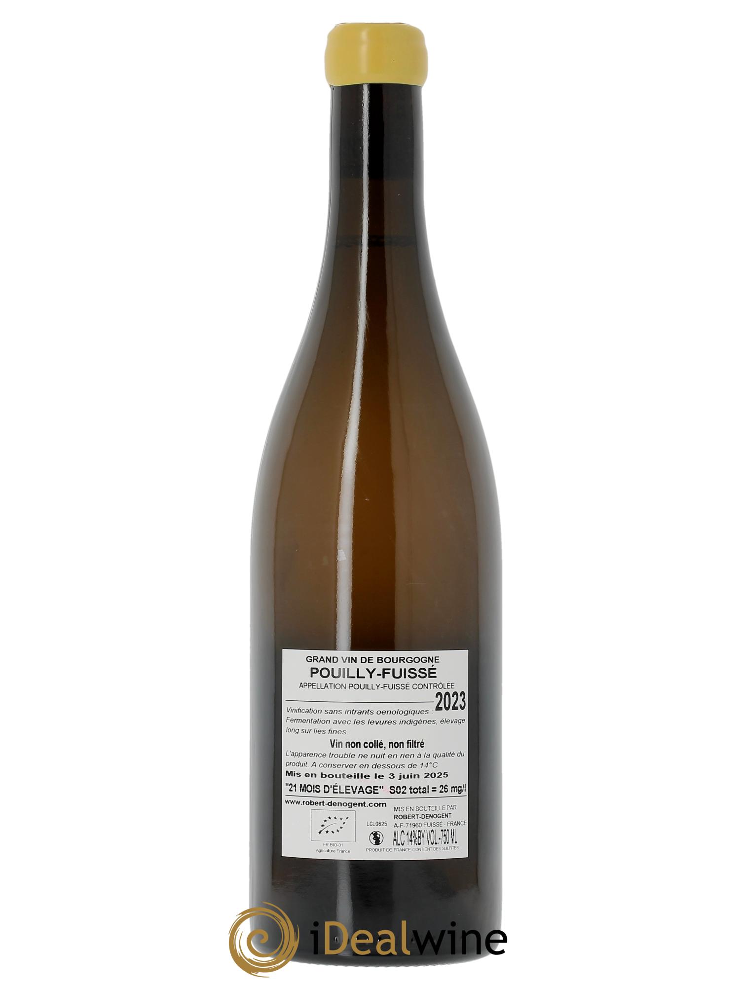 Pouilly-Fuissé La Croix Vieilles Vignes Robert Denogent (Domaine)  2023 - Lot de 1 bouteille - 1