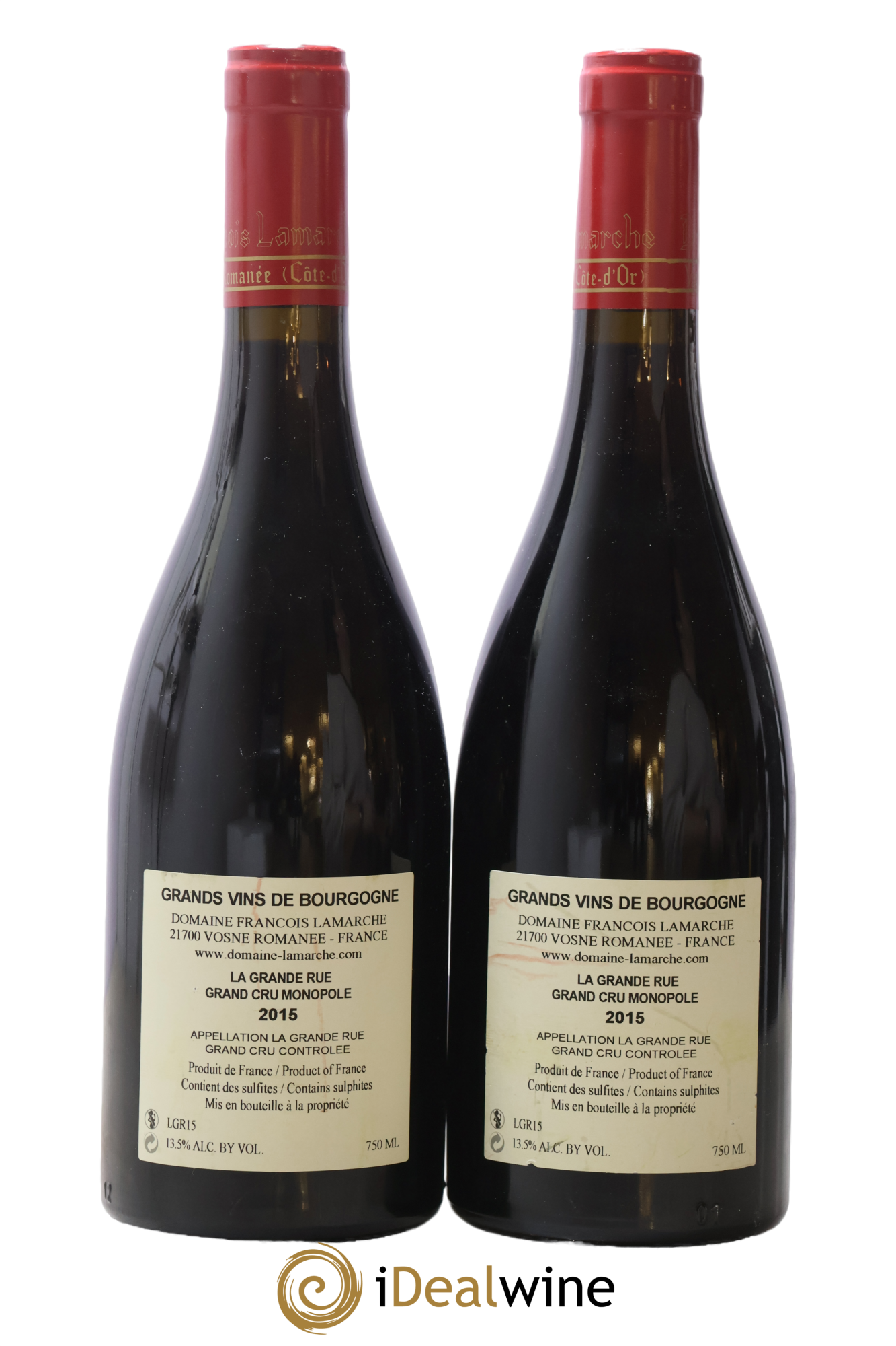 La Grande Rue Grand Cru Lamarche (Domaine) 2015 - Lotto di 2 bottiglie - 1