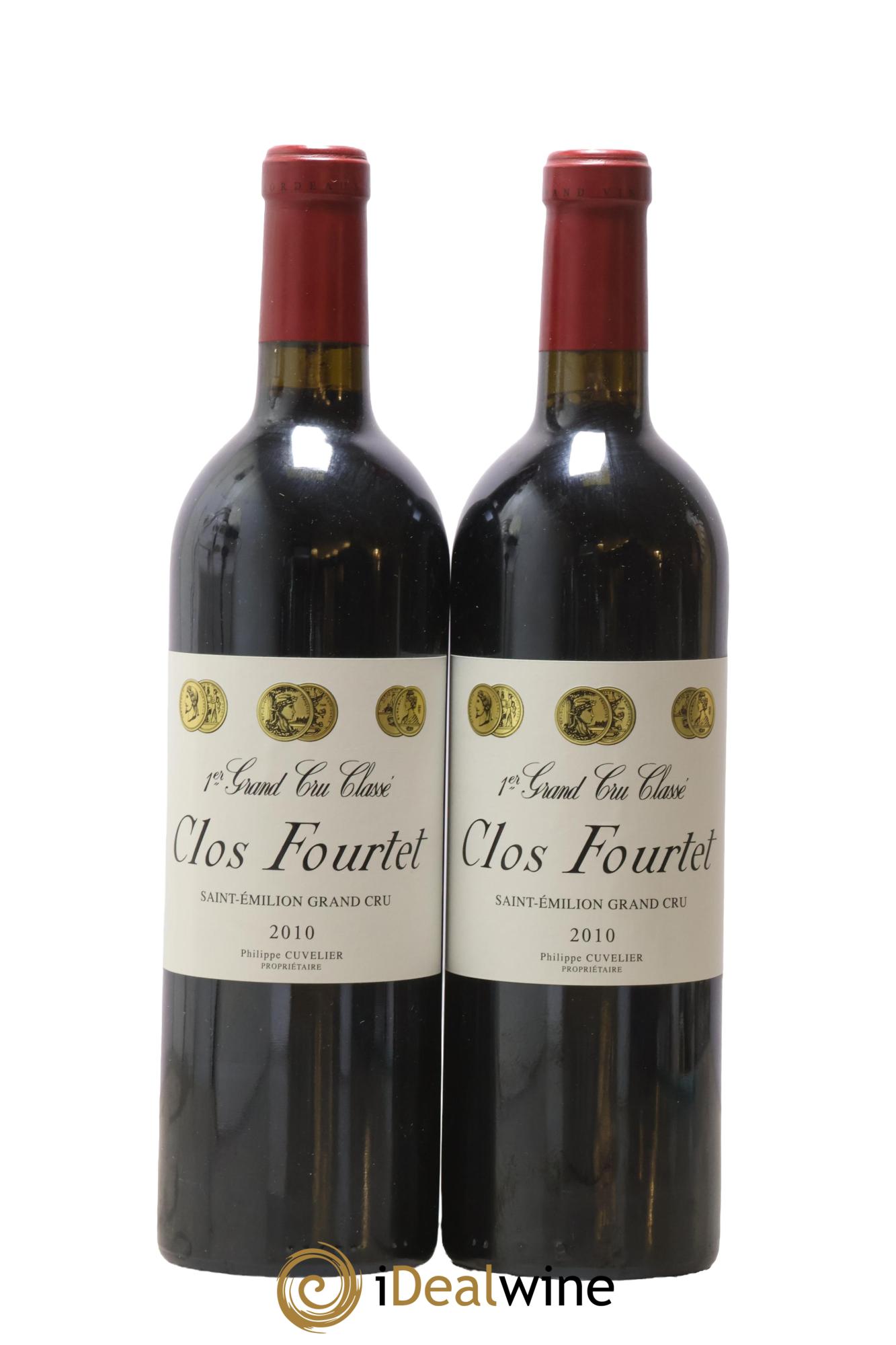 Clos Fourtet 1er Grand Cru Classé B 2010 - Posten von 2 Flaschen - 0