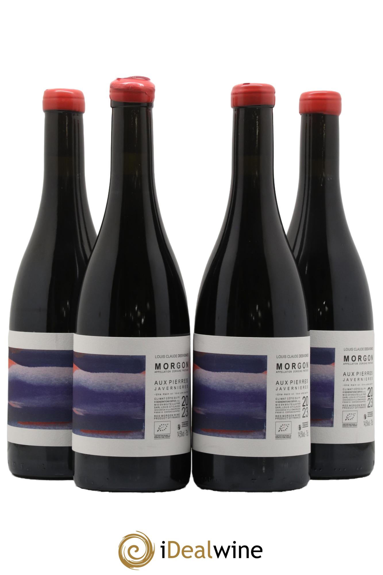 Morgon Javernières Aux Pierres Louis-Claude Desvignes 2023 - Posten von 4 Flaschen - 0