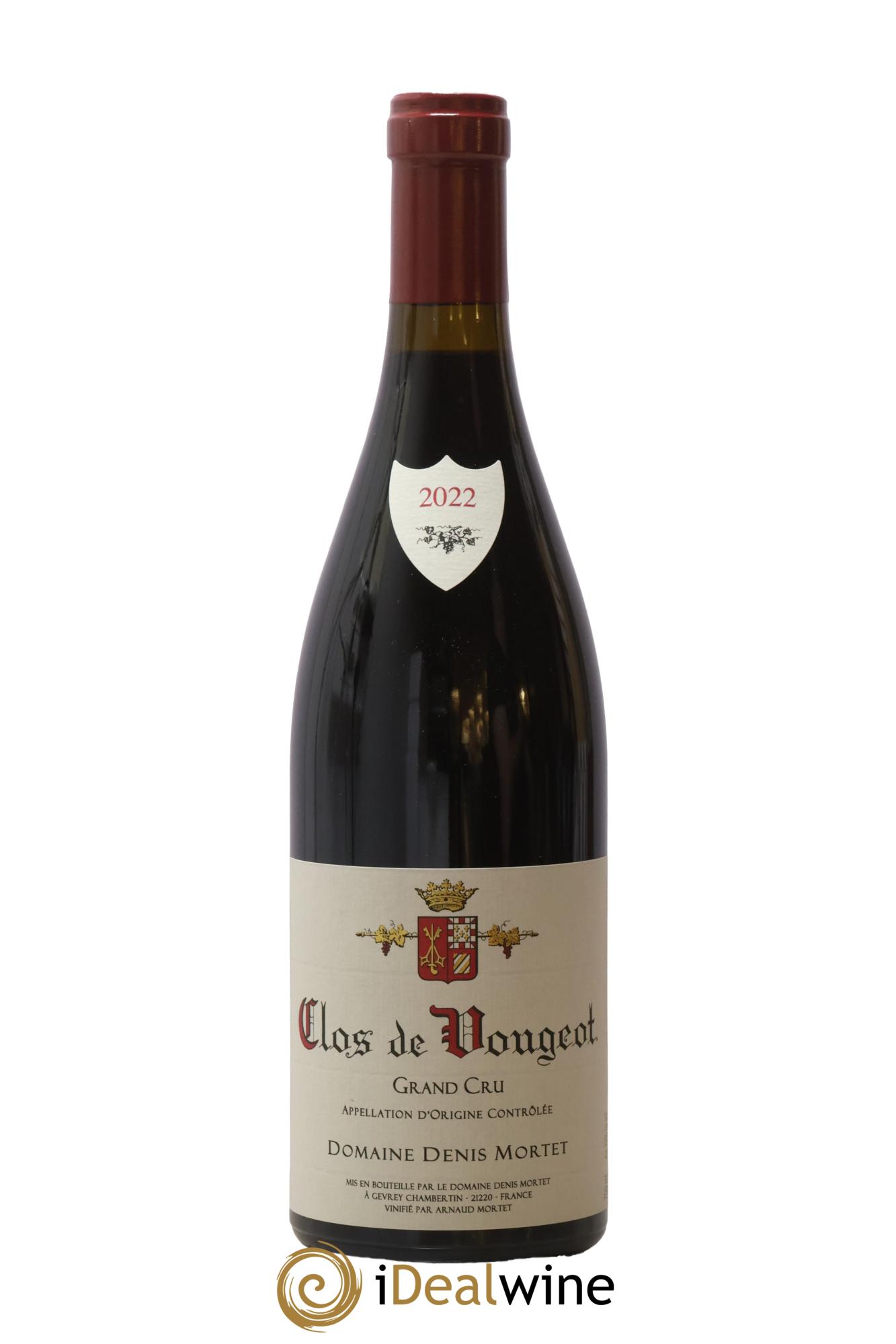 Clos de Vougeot Grand Cru Denis Mortet (Domaine) 2022 - Lot de 1 bouteille - 0