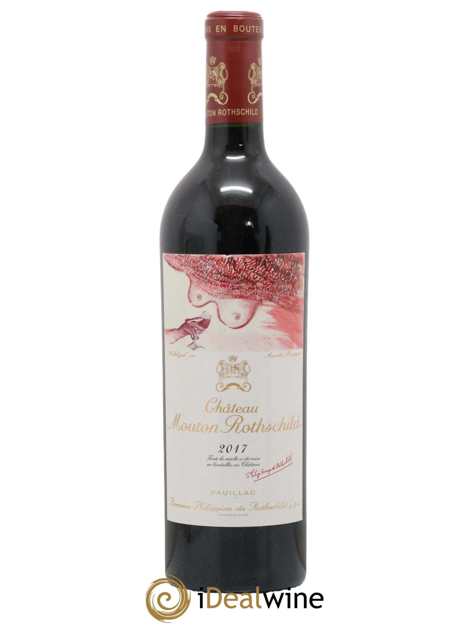 Château Mouton Rothschild 1er Grand Cru Classé 2017 - Lot de 1 bouteille - 0