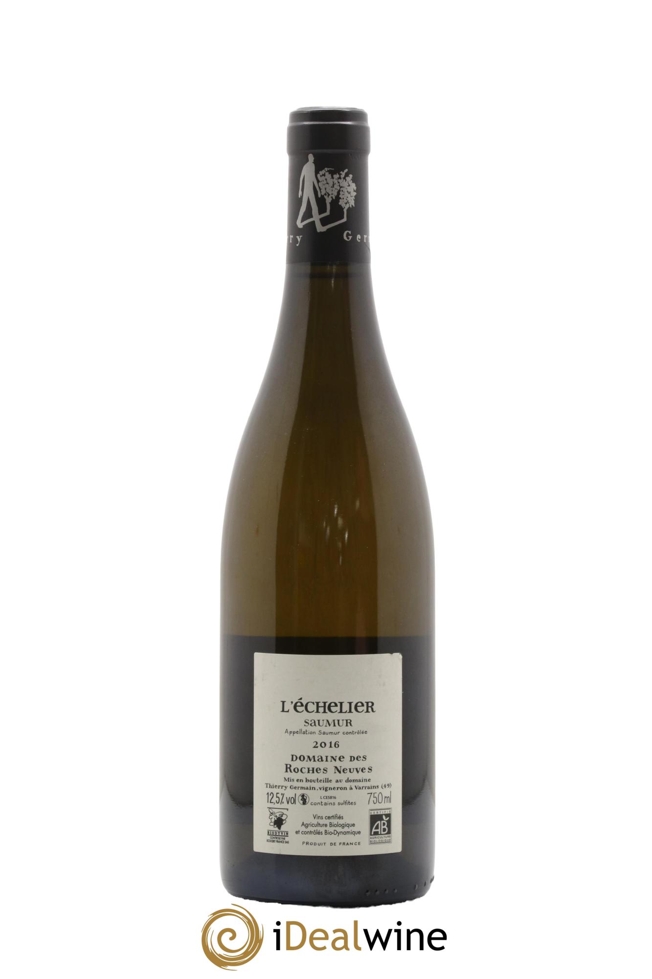 Saumur l'Echelier Domaine des Roches Neuves - Thierry Germain 2016 - Posten von 1 Flasche - 1