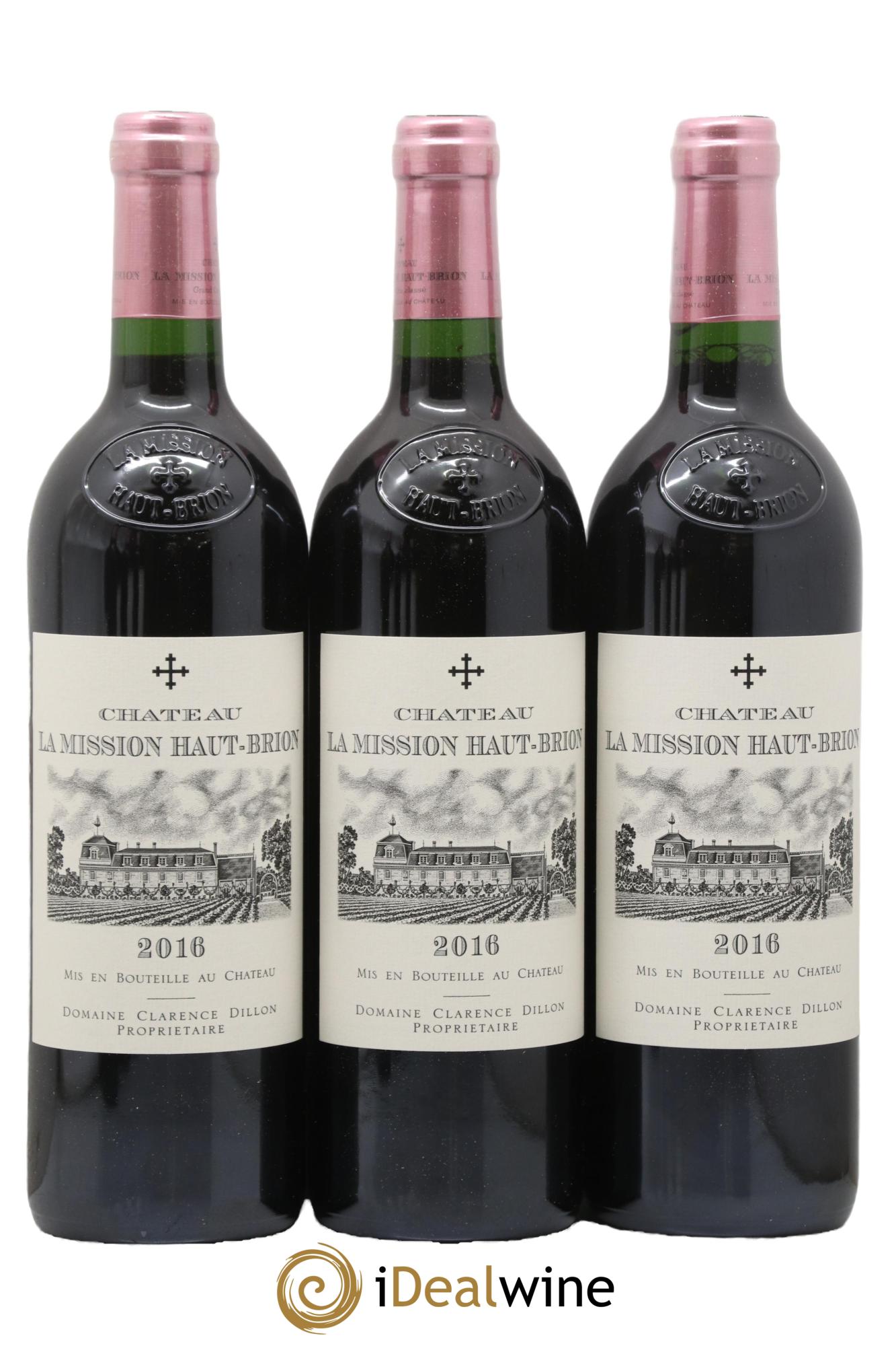 Château la Mission Haut-Brion Cru Classé de Graves 2016 - Lot de 6 bouteilles - 1