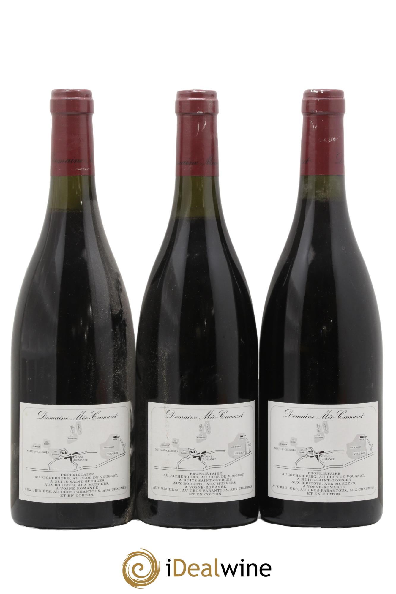 Nuits-Saint-Georges 1er Cru Aux Murgers Méo-Camuzet (Domaine) 1990 - Lot of 3 bottles - 1