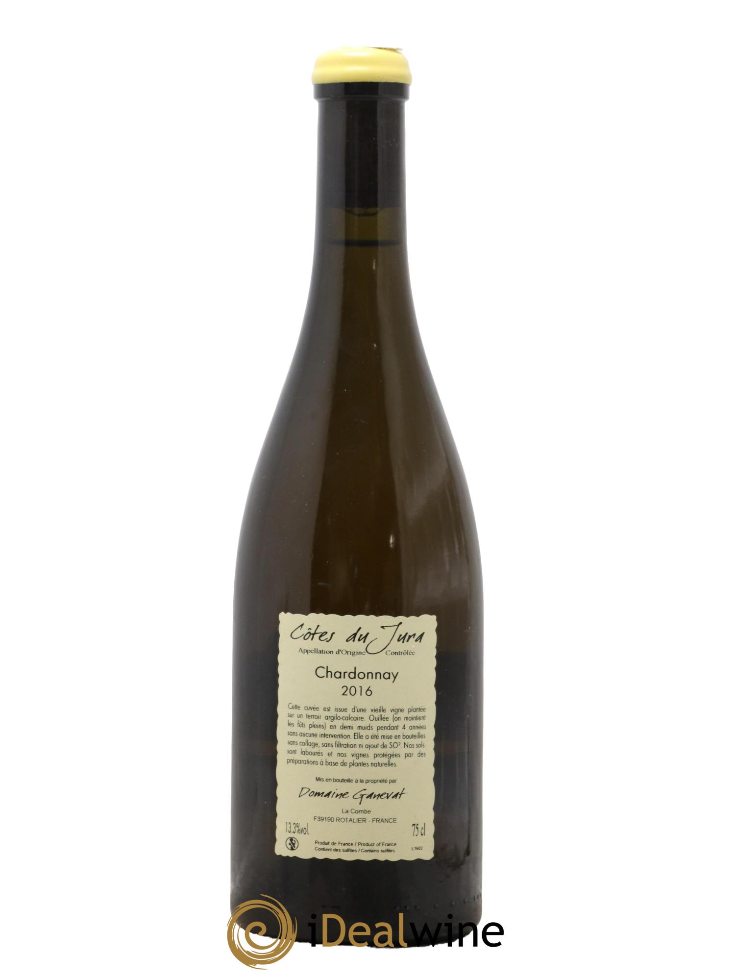 Côtes du Jura Les Chamois du Paradis Jean-François Ganevat (Domaine) 2016 - Lot of 1 bottle - 1