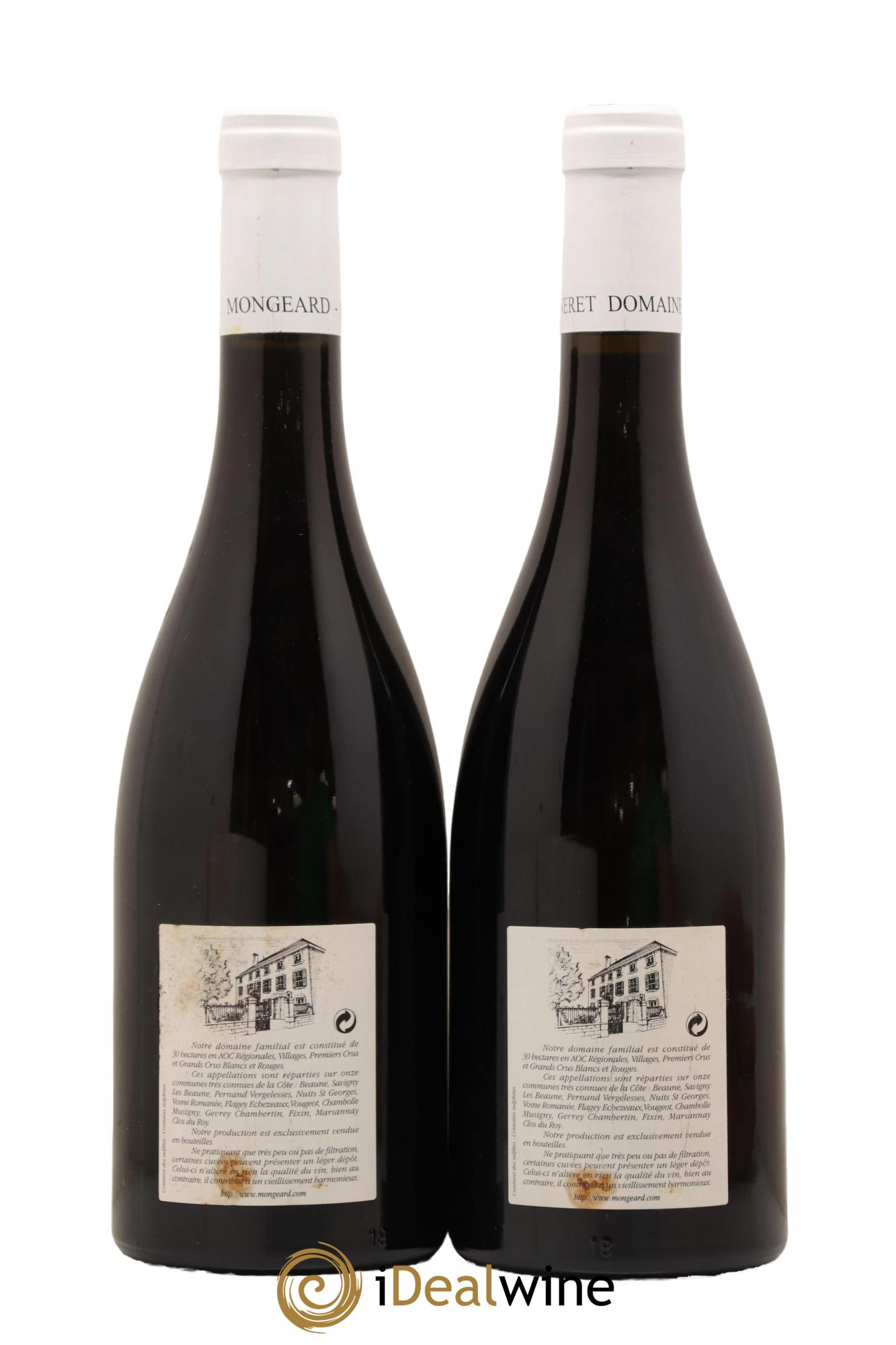 Clos de Vougeot Grand Cru Mongeard-Mugneret (Domaine) 2010 - Lotto di 2 bottiglie - 1