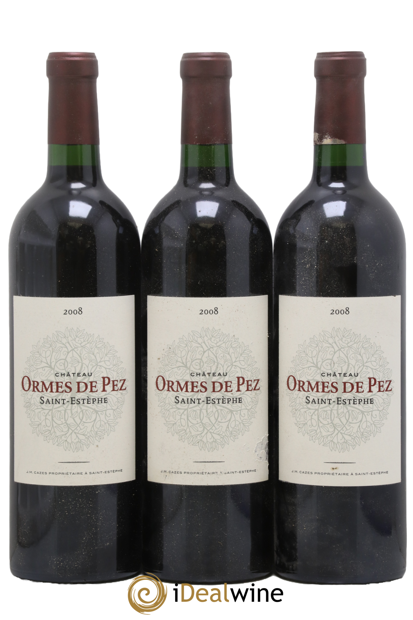 Château les Ormes de Pez 2008 - Posten von 3 Flaschen - 0