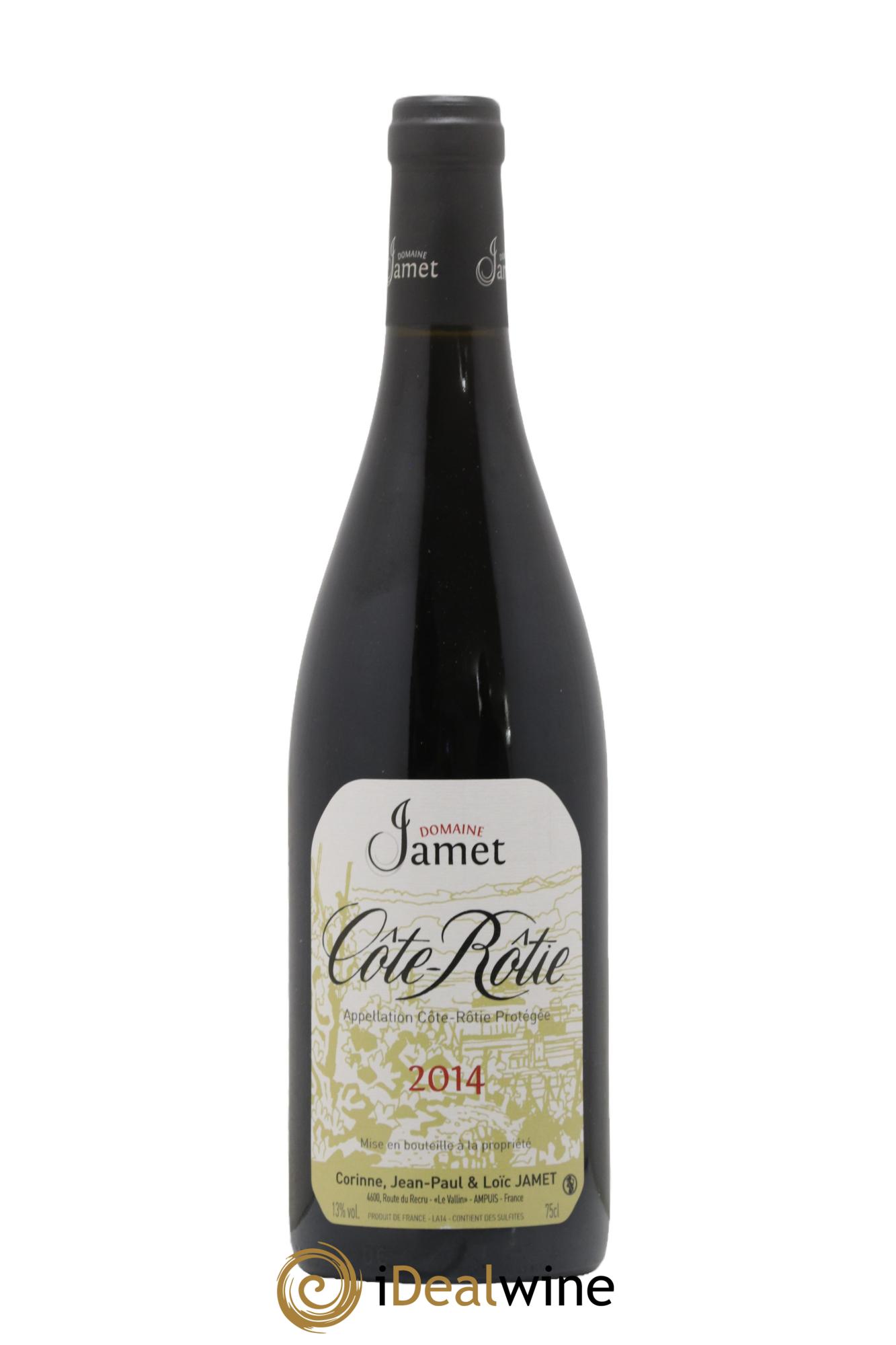 Côte-Rôtie Jamet (Domaine) 2014 - Lot de 1 bouteille - 0