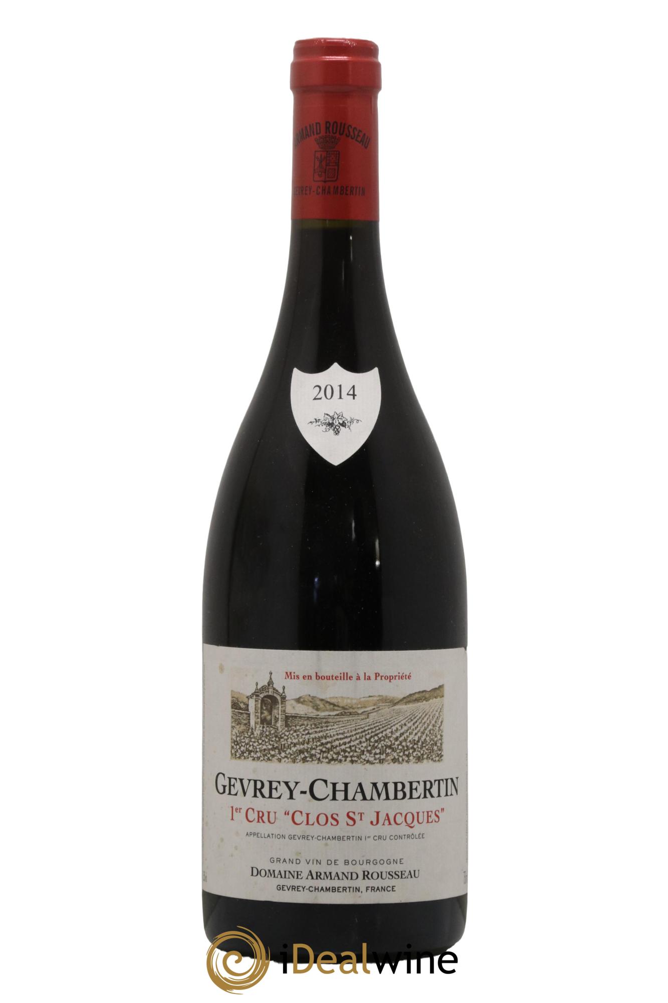 Gevrey-Chambertin 1er Cru Clos Saint-Jacques Armand Rousseau (Domaine) 2014 - Lot de 1 bouteille - 0