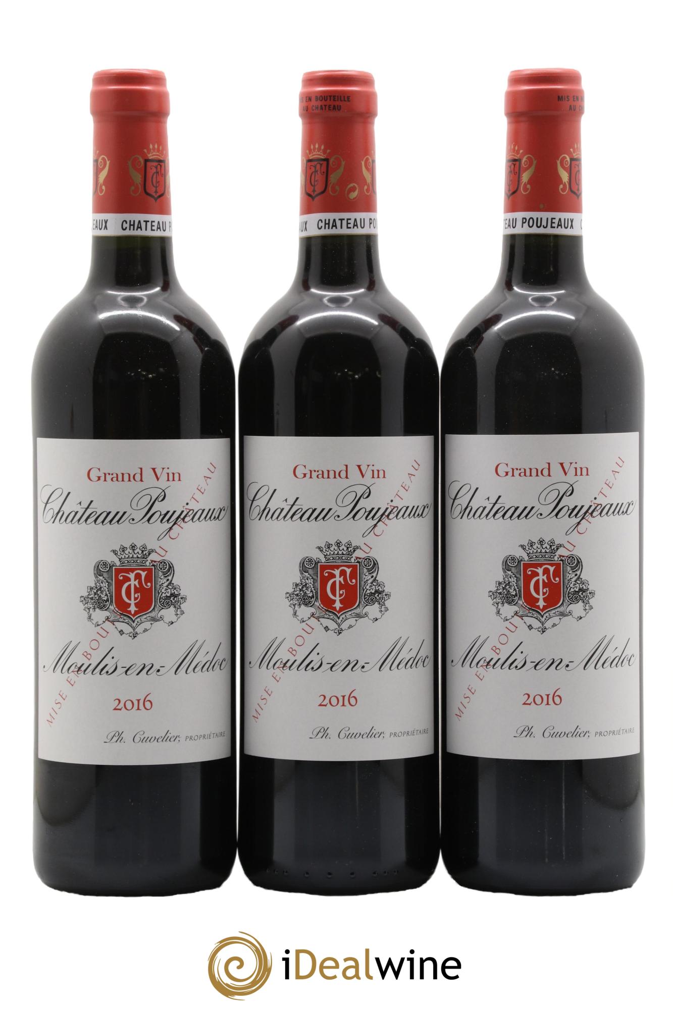 Château Poujeaux 2016 - Lot de 6 bouteilles - 2