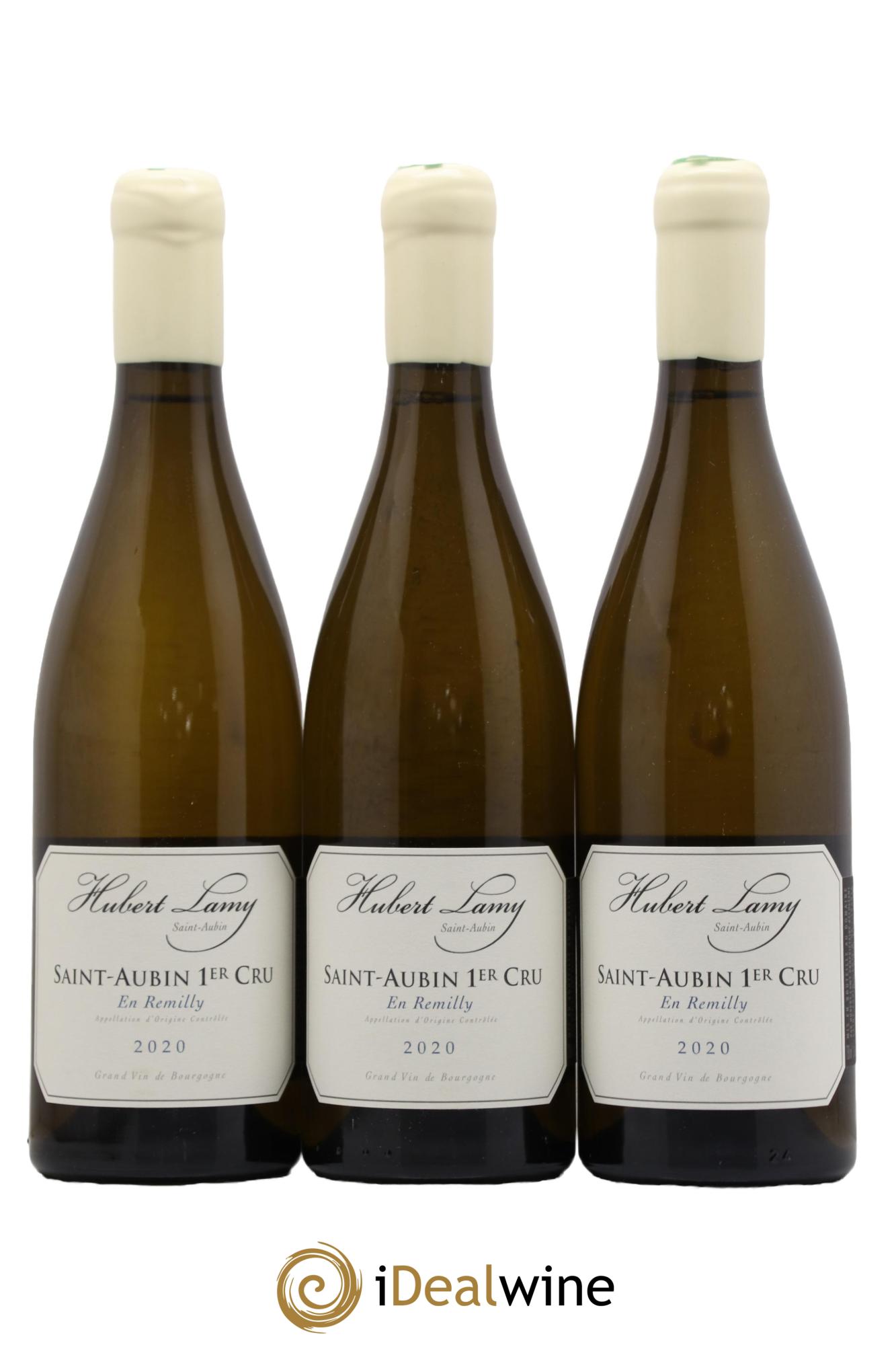 Saint-Aubin 1er Cru En Rémilly Hubert Lamy 2020 - Lot of 3 bottles - 0