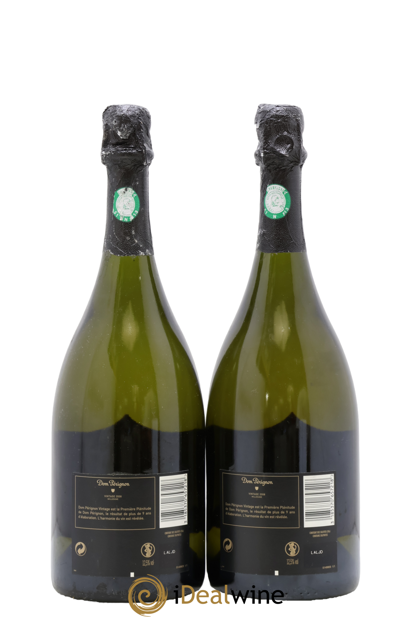 Brut Dom Pérignon 2008 - Lot de 2 bouteilles - 1